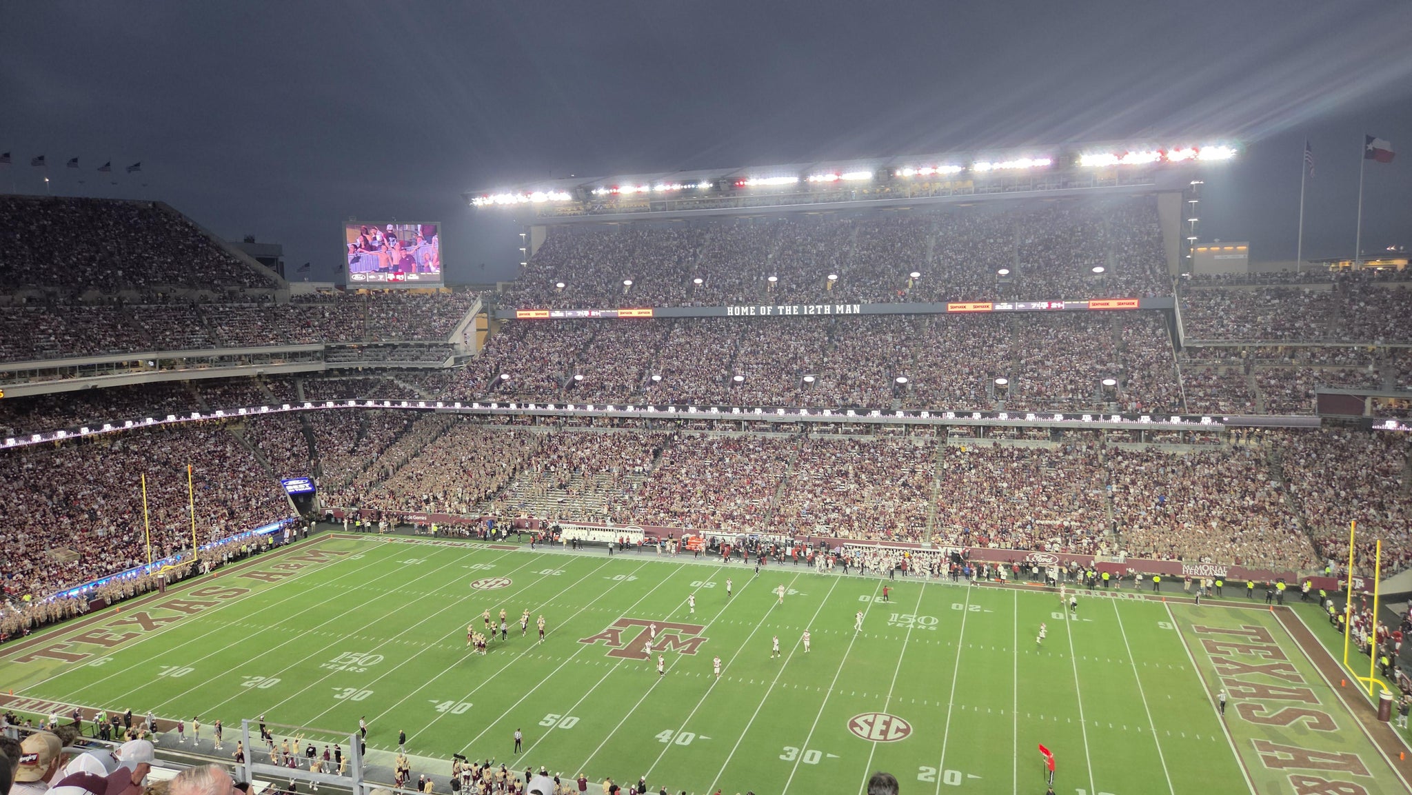 Real Fan View taken from Section 304 at Kyle Field by Vishwam R