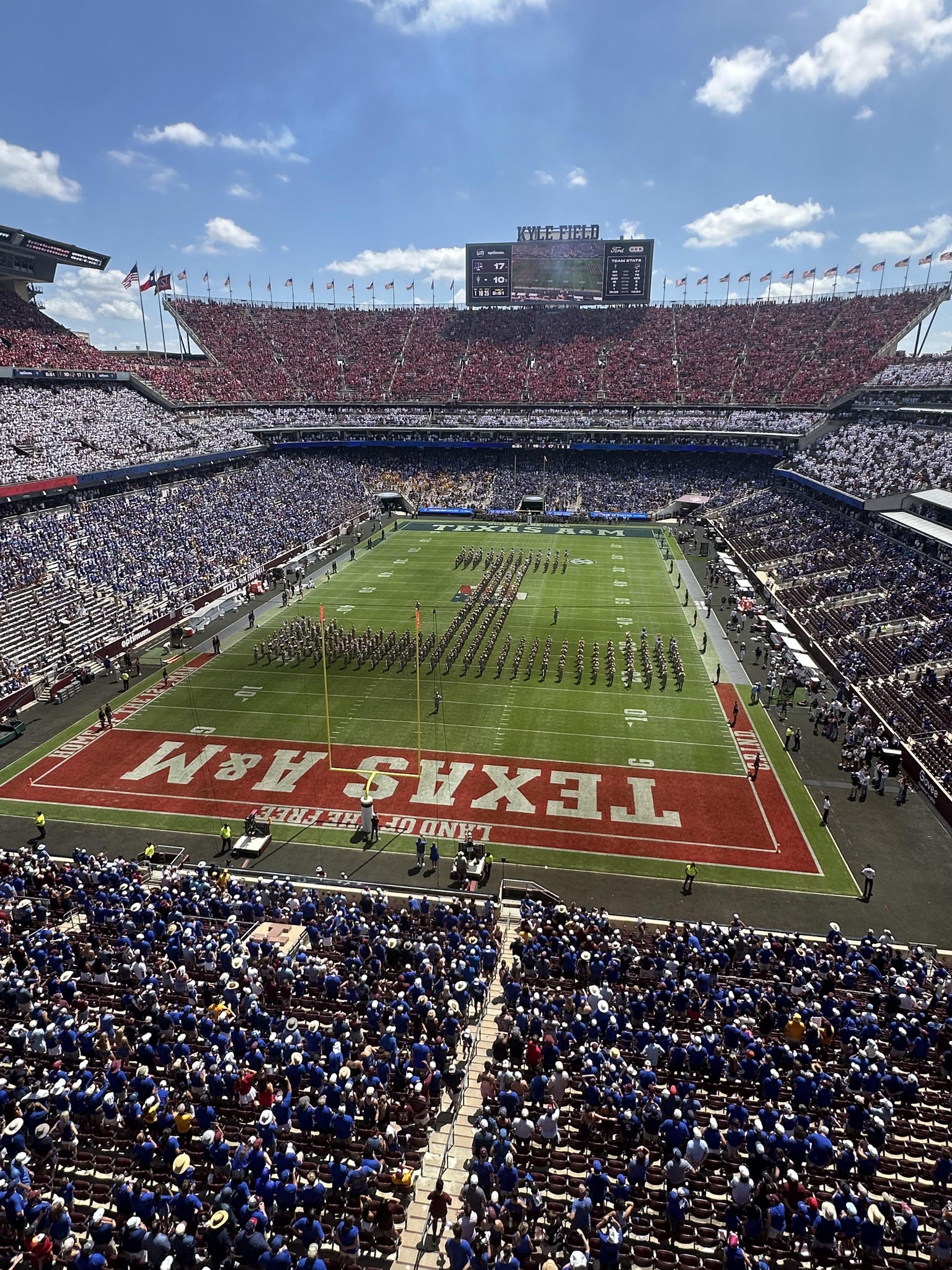Real Fan View taken from Section 319 at Kyle Field by Danny M