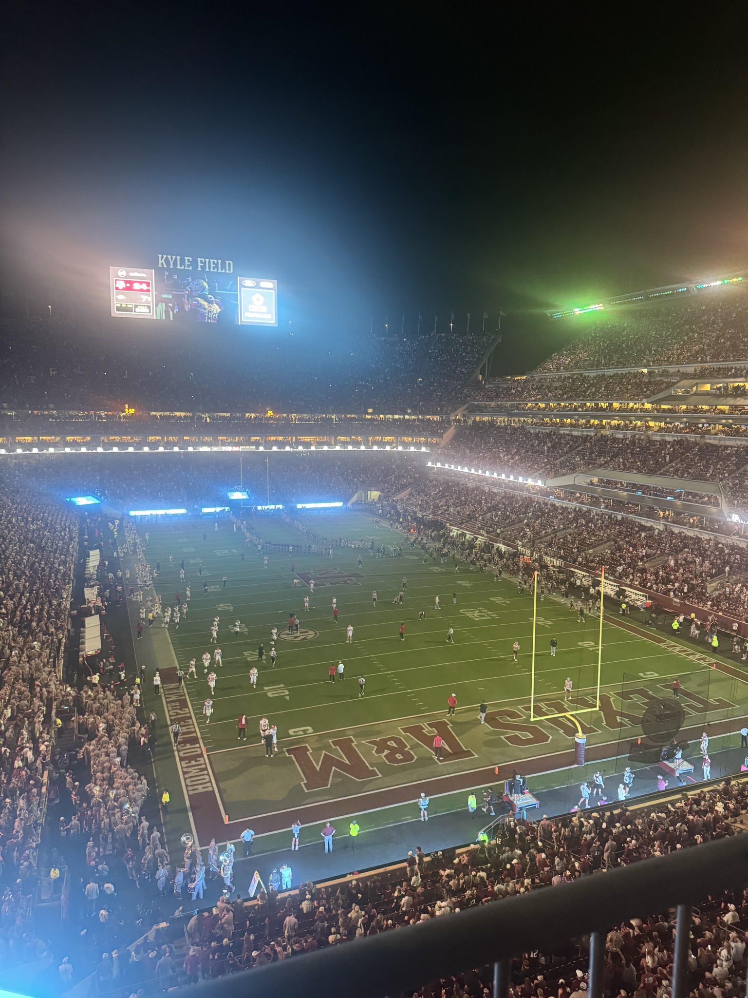 Real Fan View taken from Section 324 at Kyle Field by Staci A