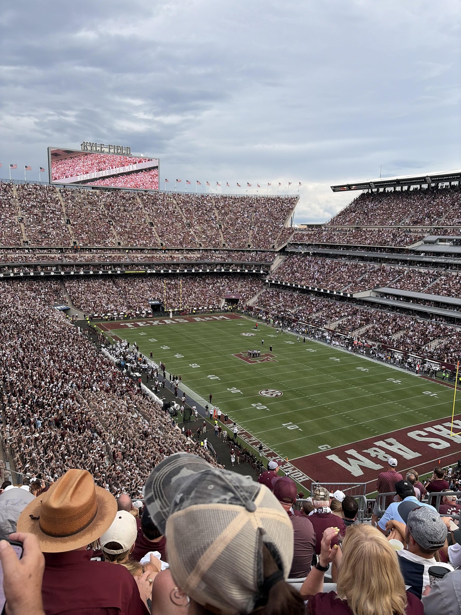Real Fan View taken from Section 327 at Kyle Field by Lance W