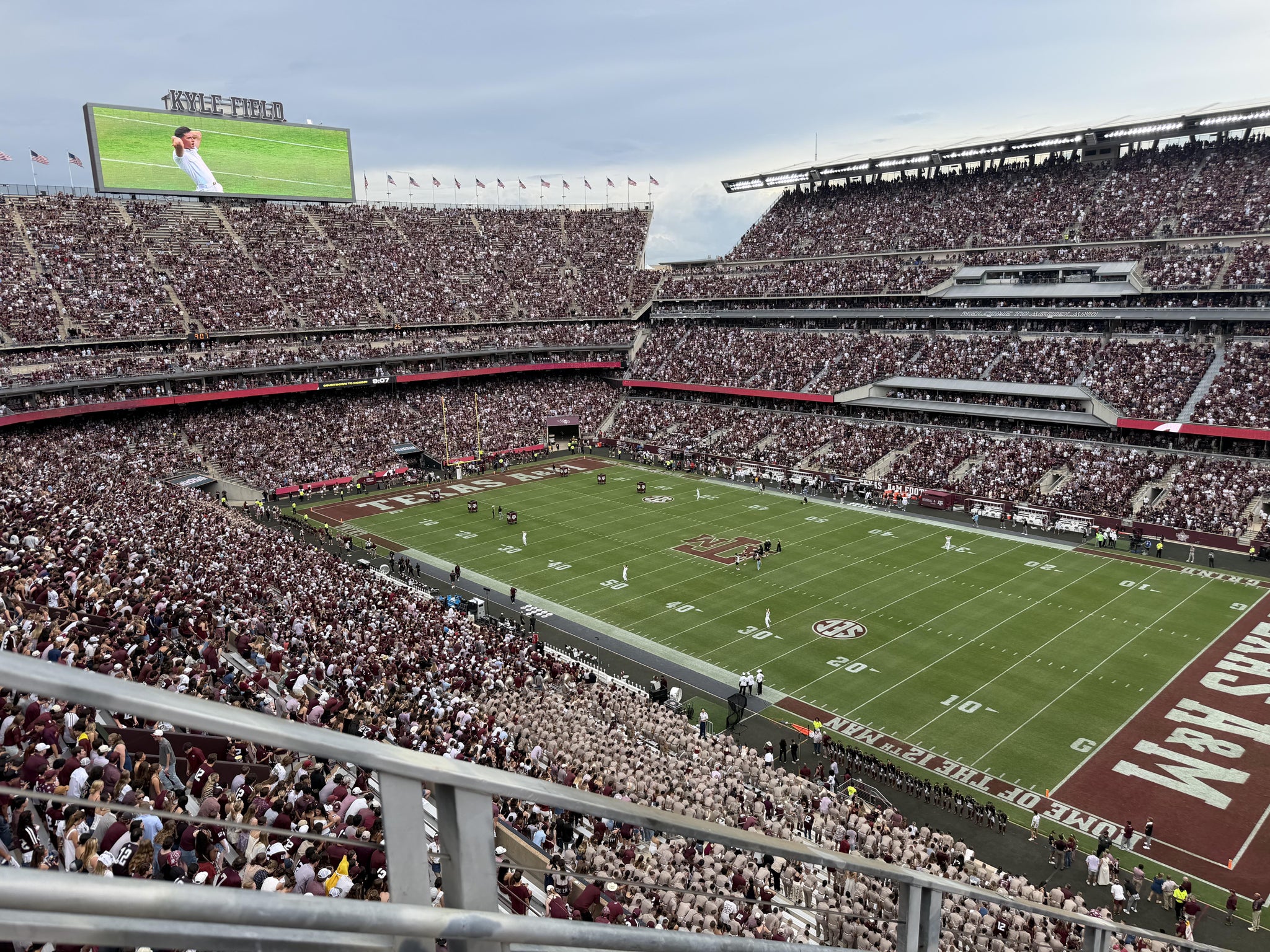 Real Fan View taken from Section 329 at Kyle Field by Heath H