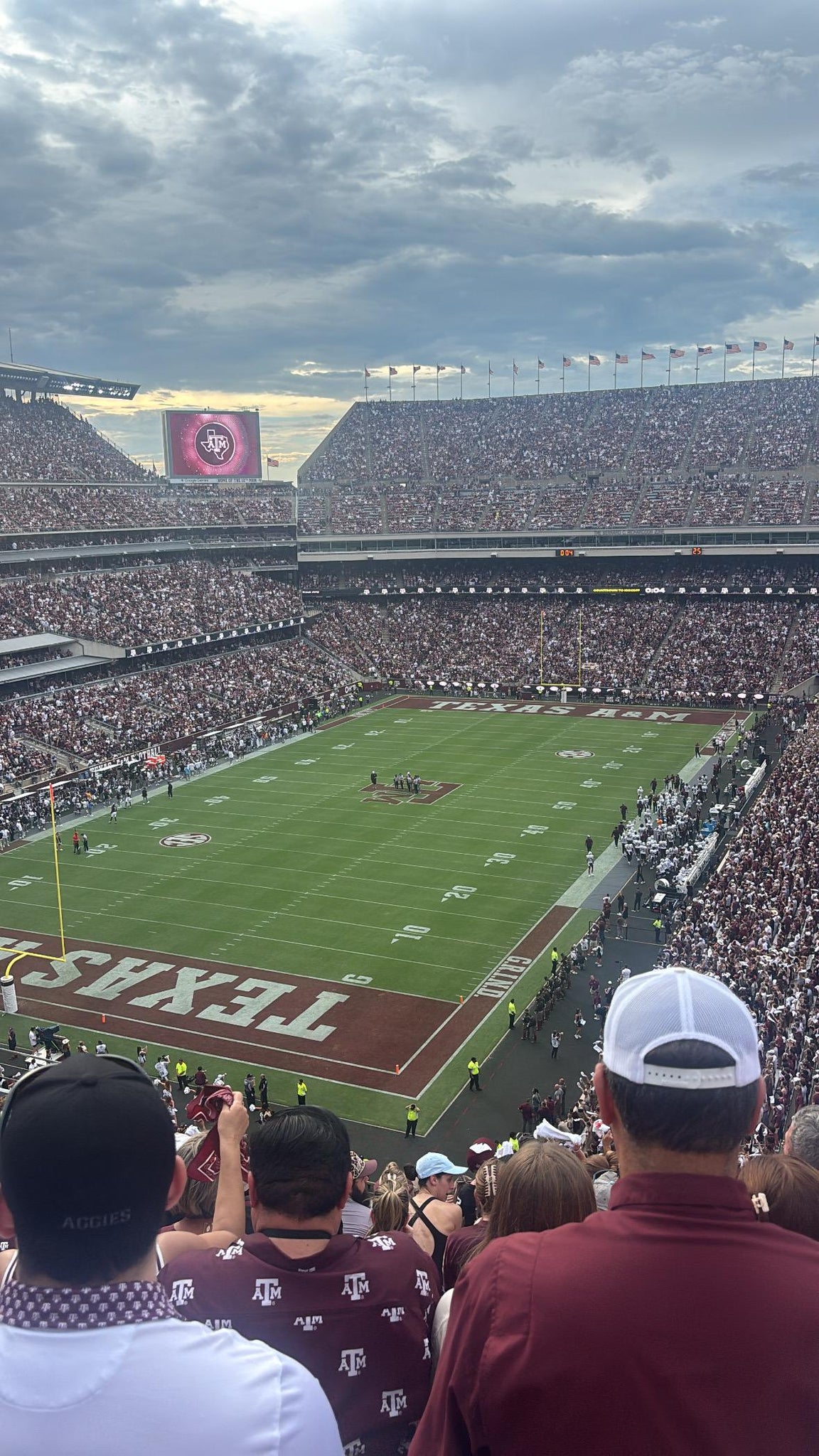 Real Fan View taken from Section 343 at Kyle Field by Brian H