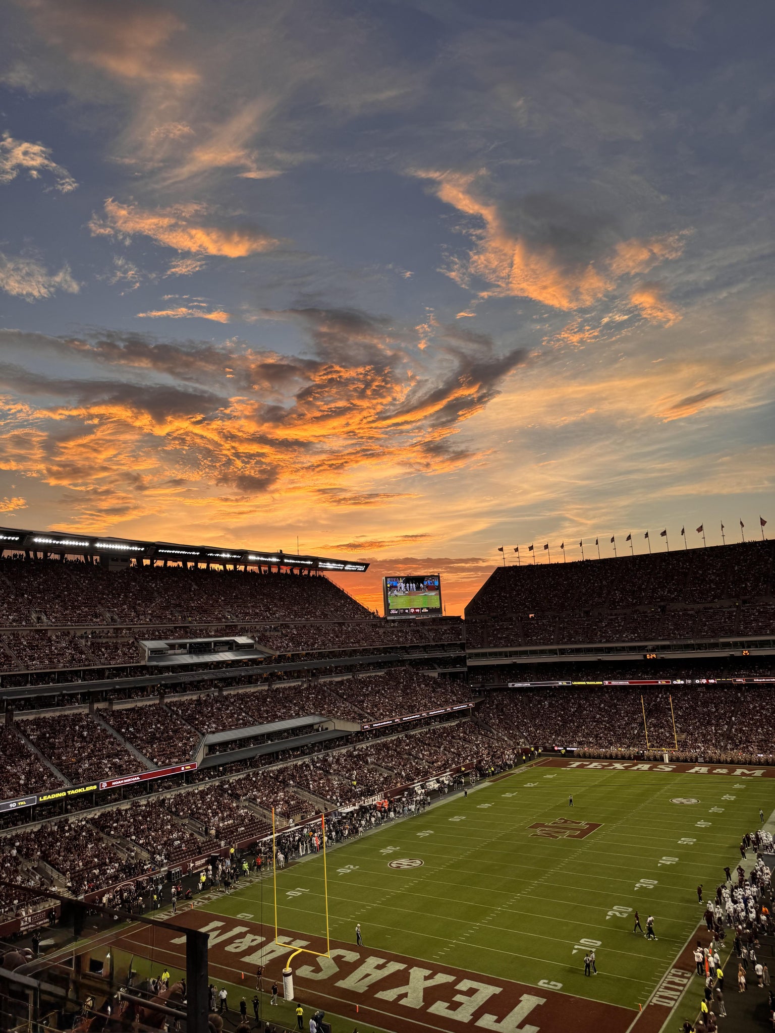 Real Fan View taken from Section 343 at Kyle Field by Armando L