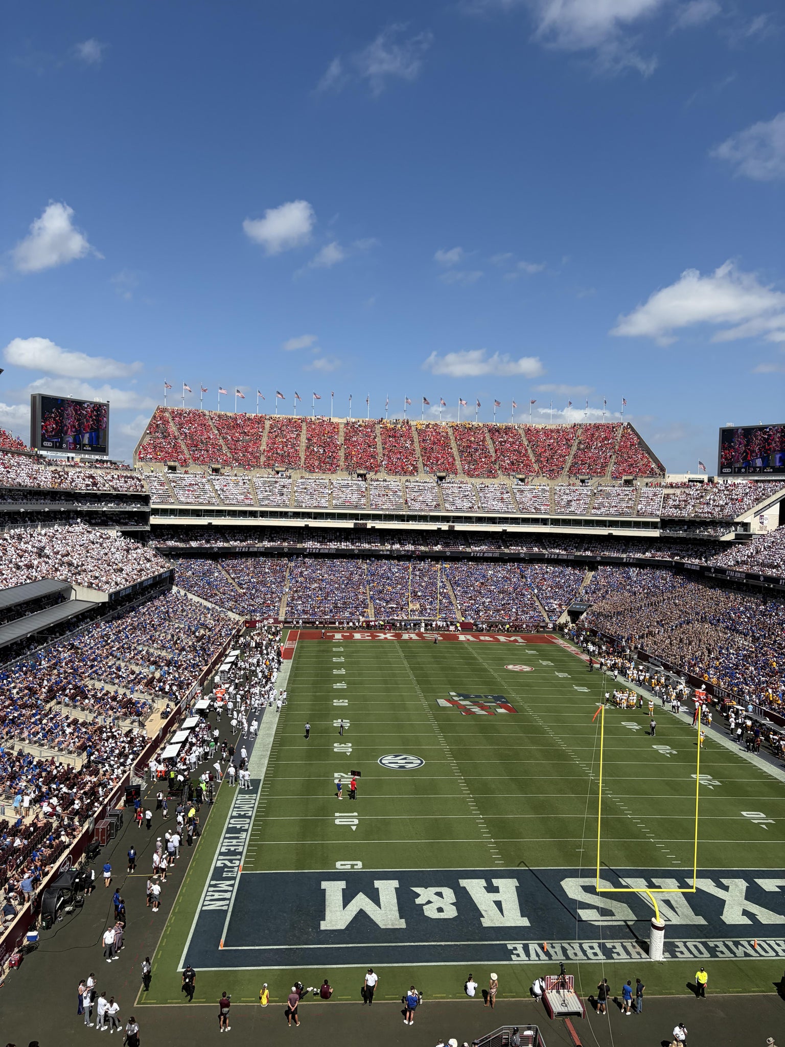 Real Fan View taken from Section 347 at Kyle Field by Phillip K