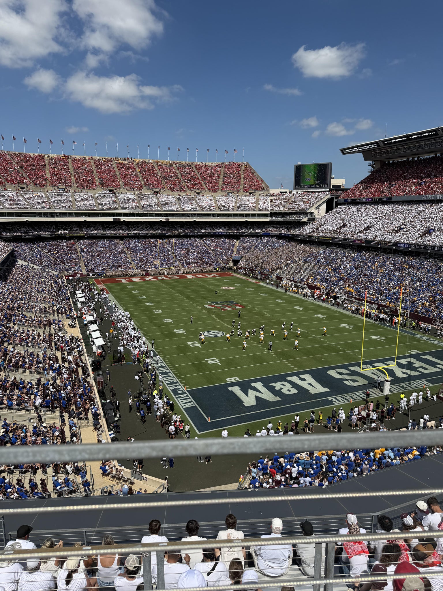 Real Fan View taken from Section 348 at Kyle Field by Genesis G