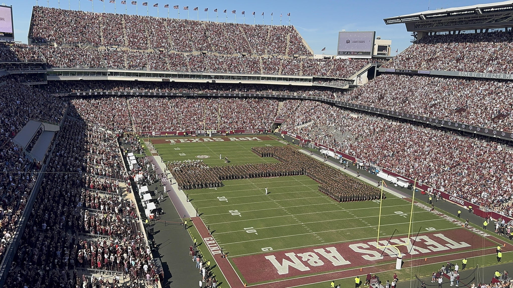 Real Fan View taken from Section 349 at Kyle Field by Daniel C