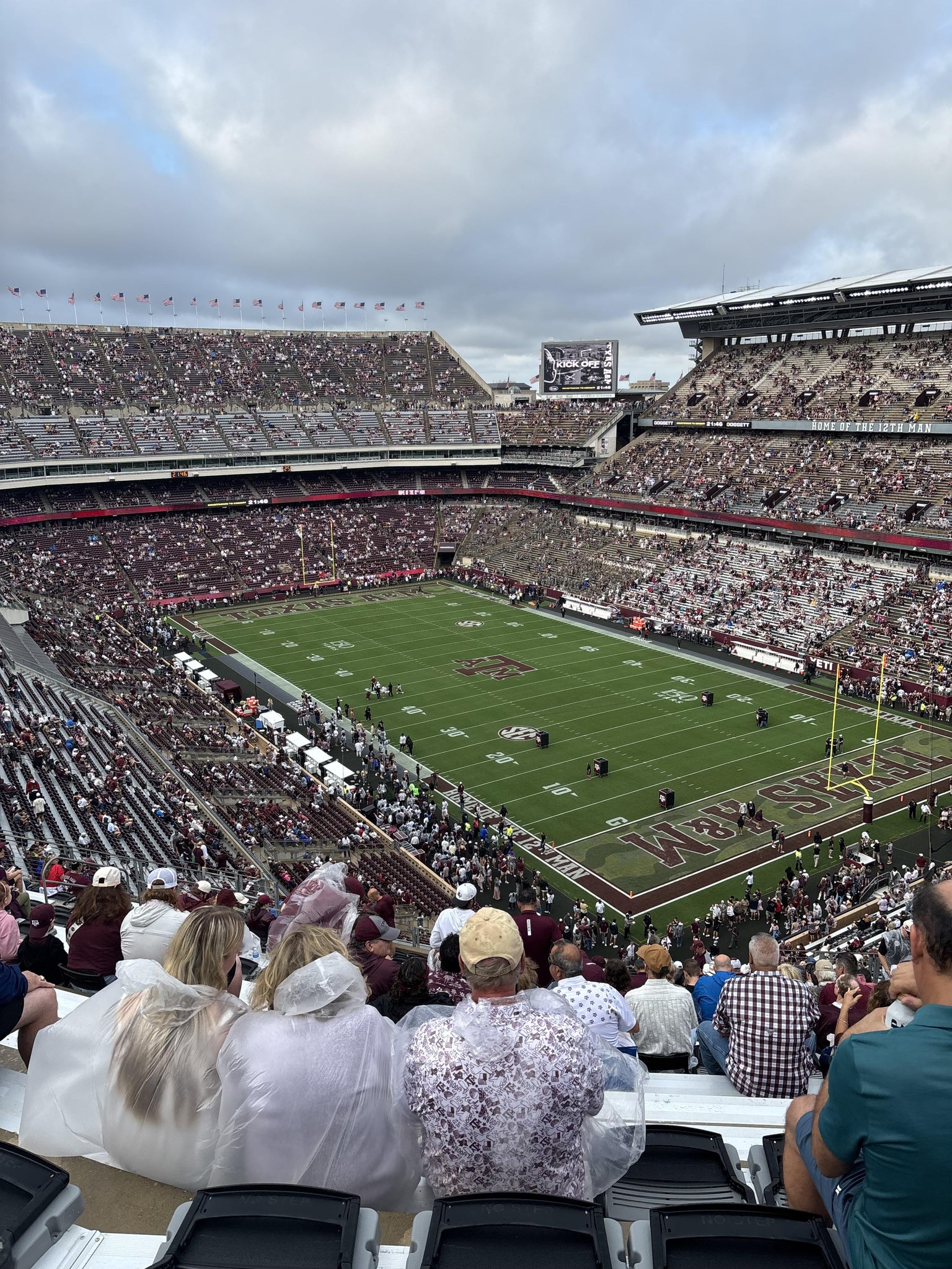 Real Fan View taken from Section 350 at Kyle Field by Jennifer E