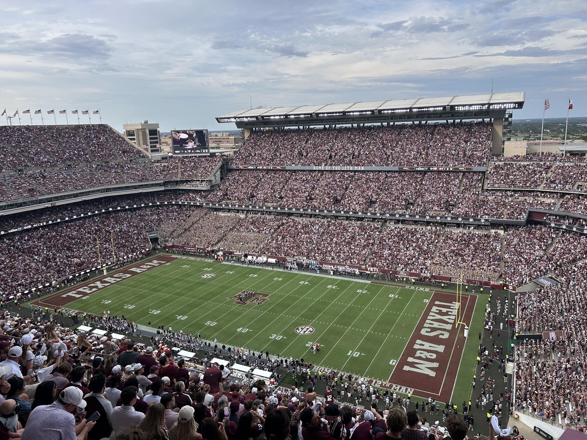 Real Fan View taken from Section 401 at Kyle Field by Jake H