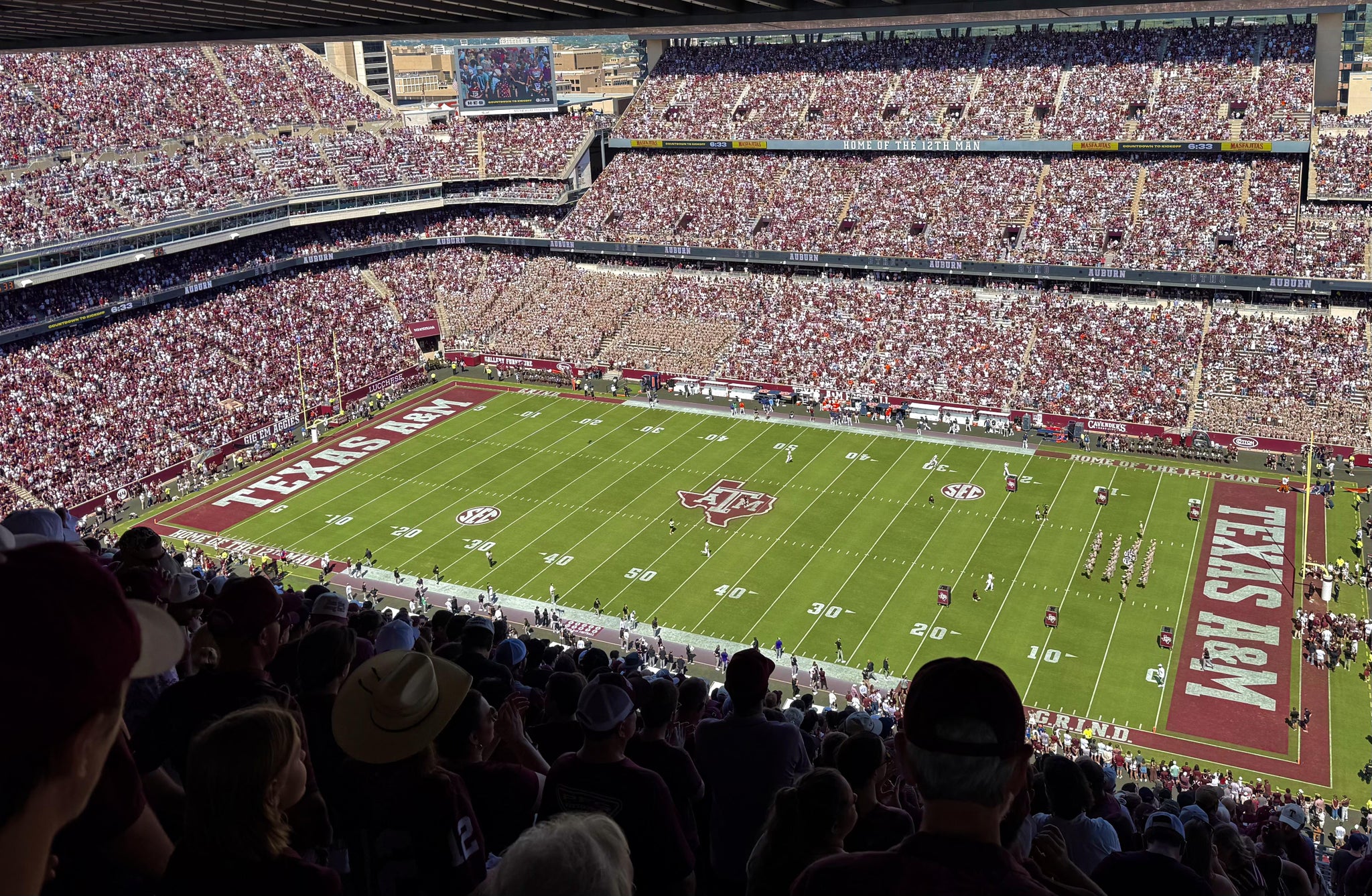 Real Fan View taken from Section 402 at Kyle Field by Troy L