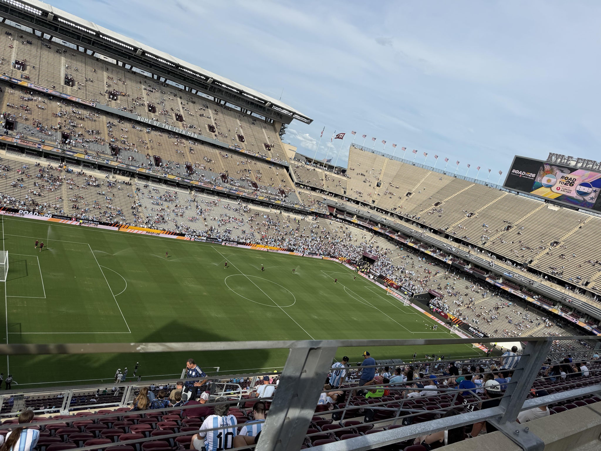 Real Fan View taken from Section 408 at Kyle Field by Jessica F