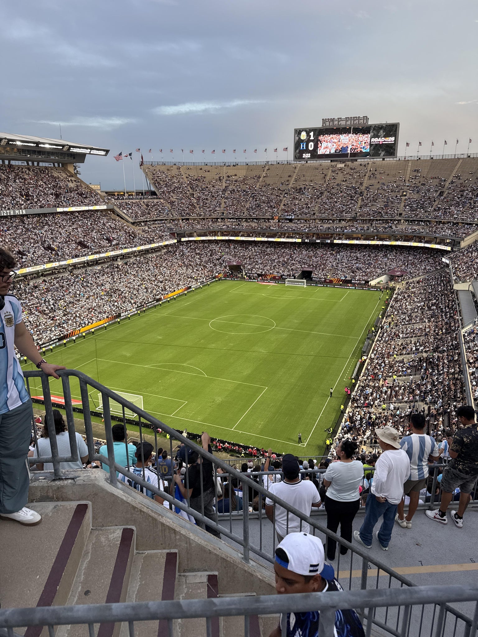 Real Fan View taken from Section 410 at Kyle Field by Christina S