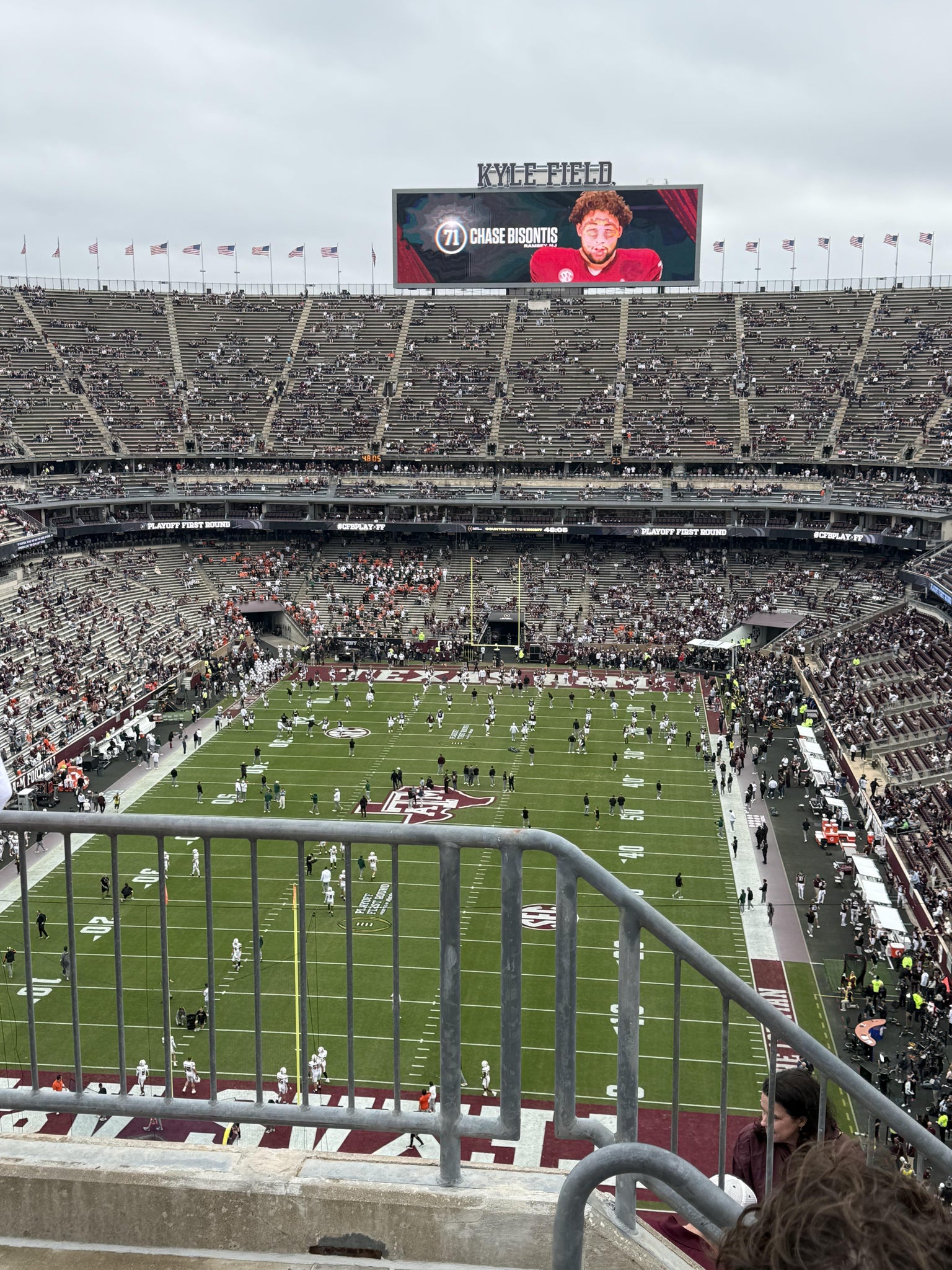 Real Fan View taken from Section 413 at Kyle Field by Brooke H