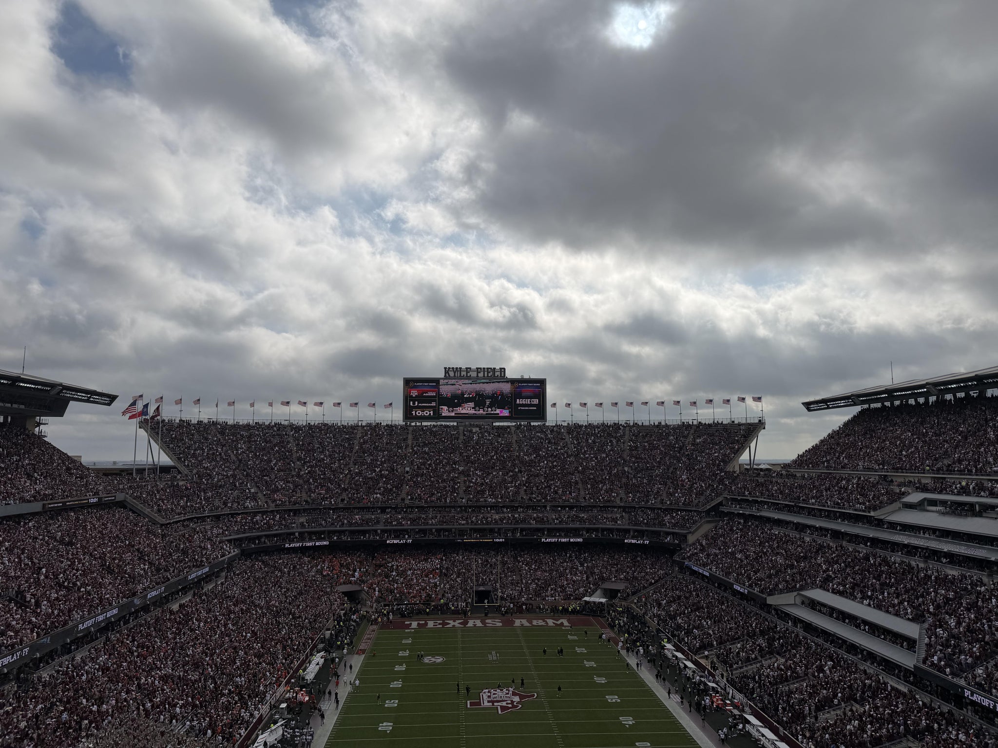 Real Fan View taken from Section 416 at Kyle Field by Robert C