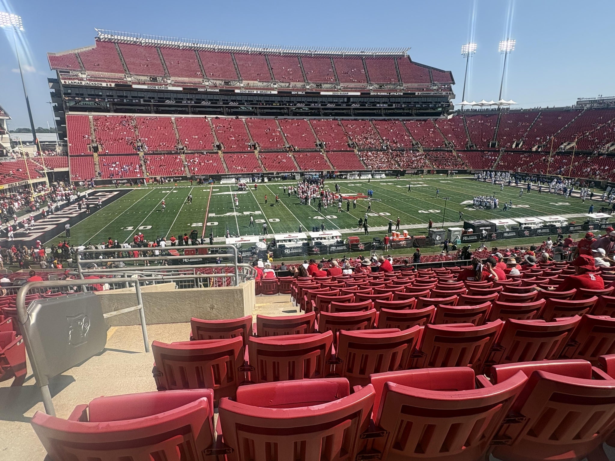 Real Fan View taken from Section 232 at L&N Federal Credit Union Stadium by Jaron F