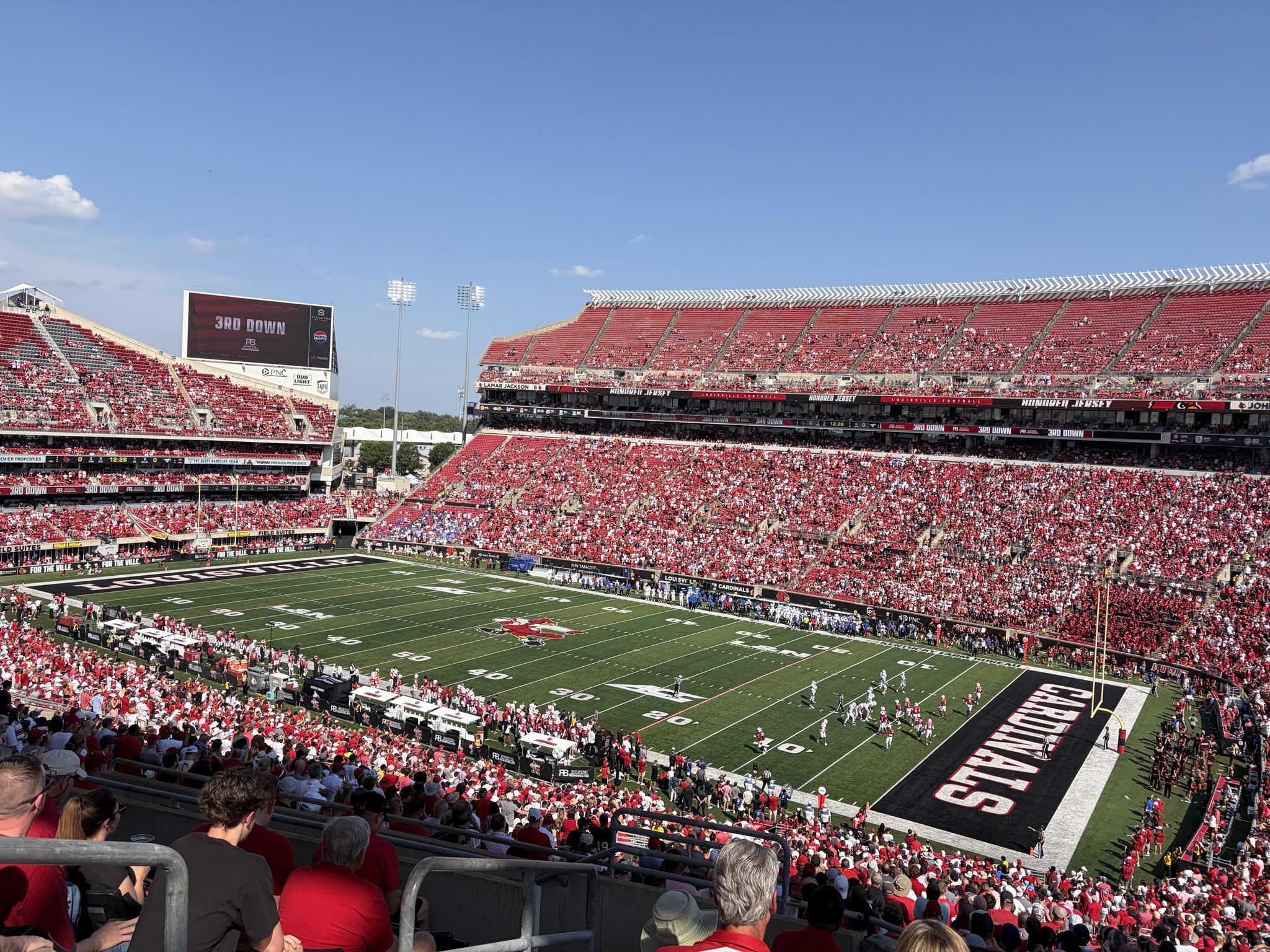 Real Fan View taken from West 1 at L&N Federal Credit Union Stadium by Elizabeth O