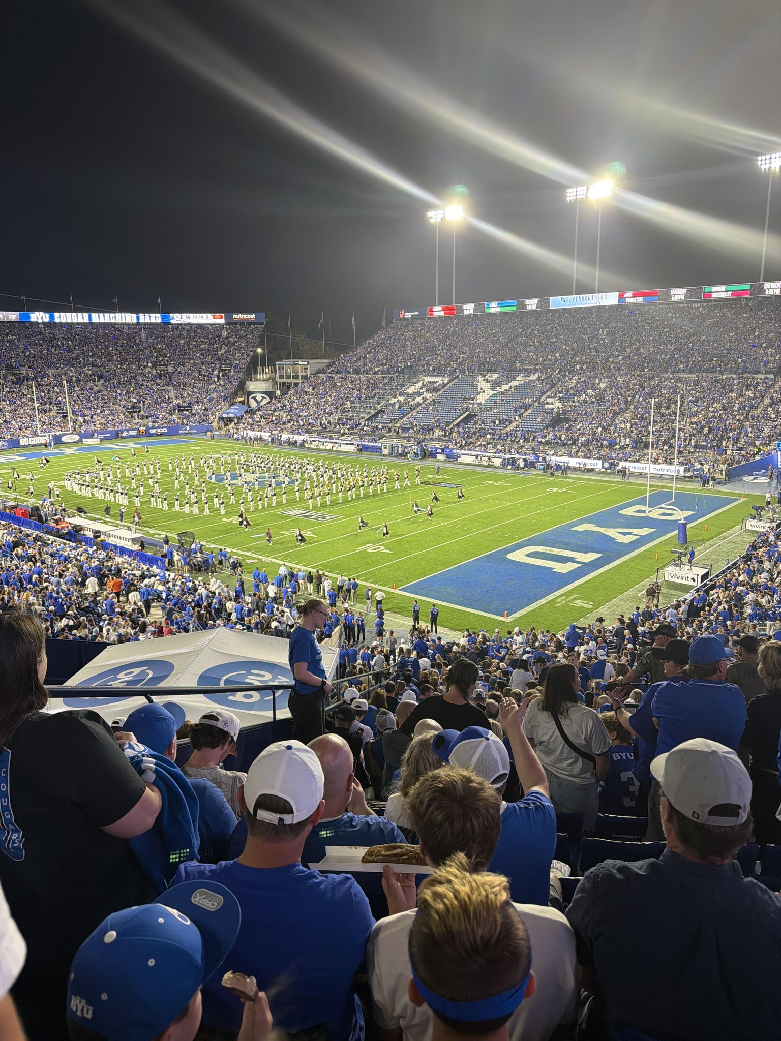 Real Fan View taken from Section 149 at LaVell Edwards Stadium by Melissa S