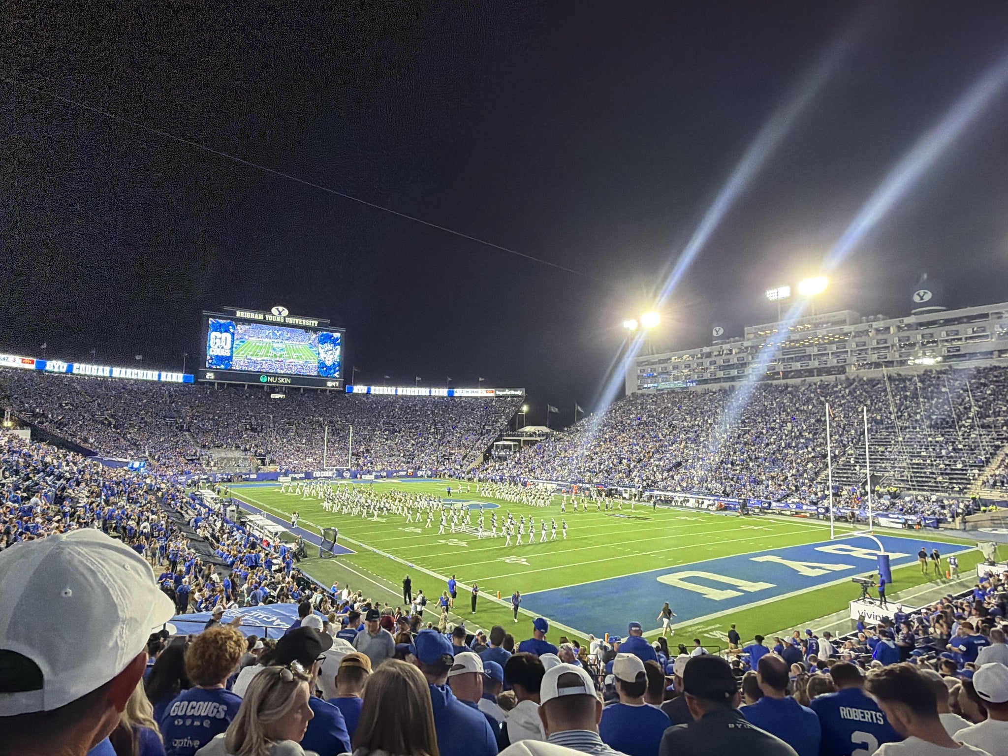 Real Fan View taken from Section 28 at LaVell Edwards Stadium by Daniel S