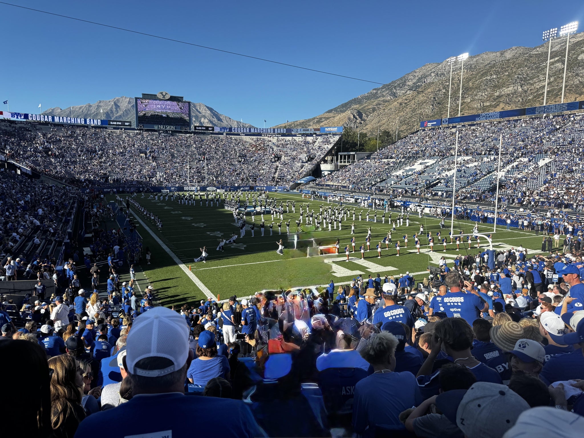 Real Fan View taken from Section 47 at LaVell Edwards Stadium by Daniel N