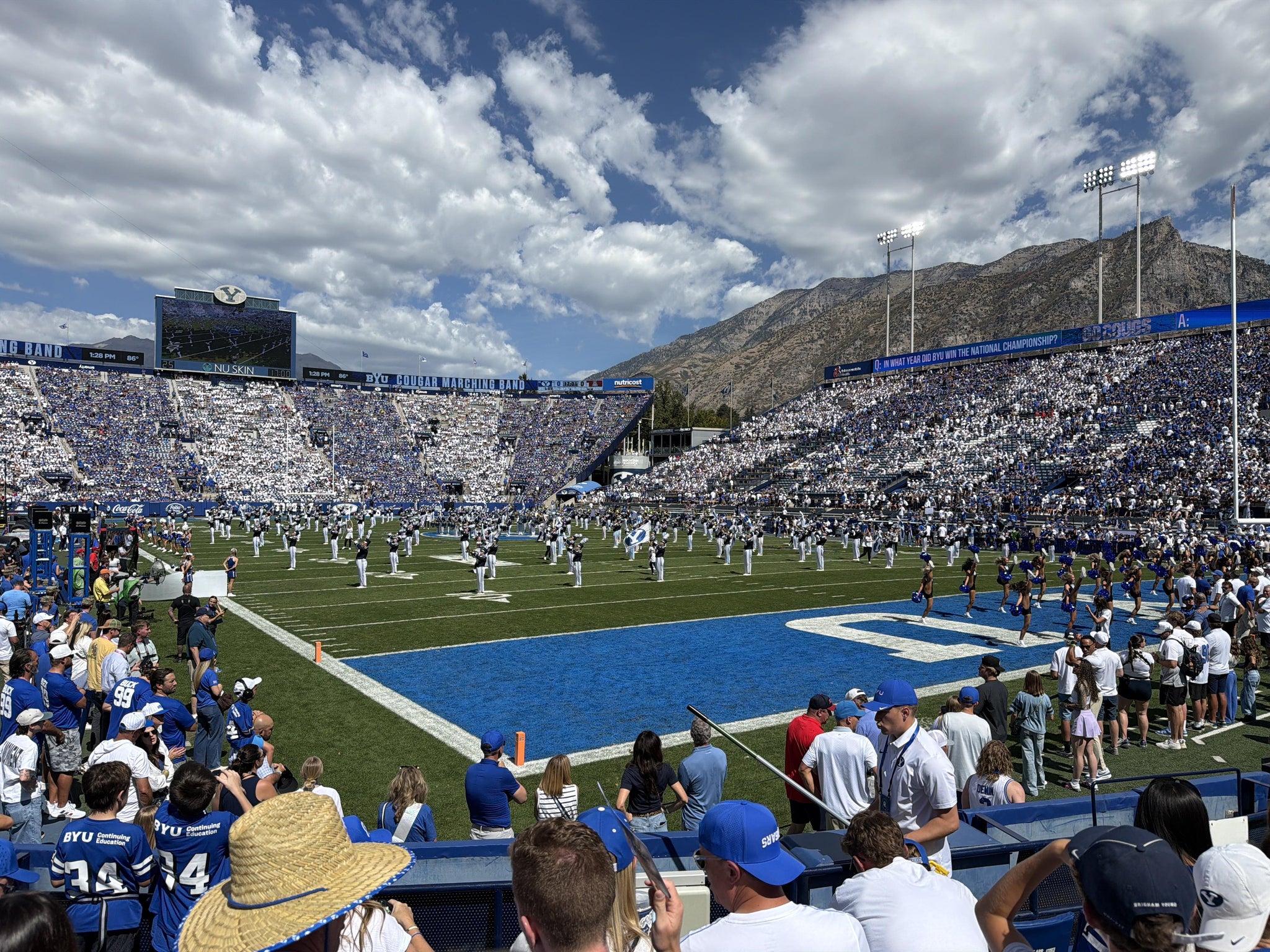 Real Fan View taken from Section 47 at LaVell Edwards Stadium by Daniel M