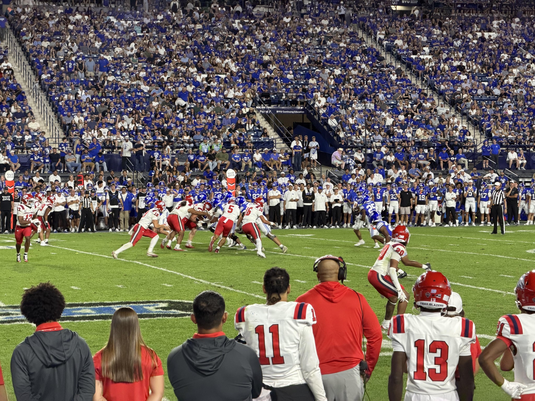 Real Fan View taken from Section 7 C at LaVell Edwards Stadium by Matthew M