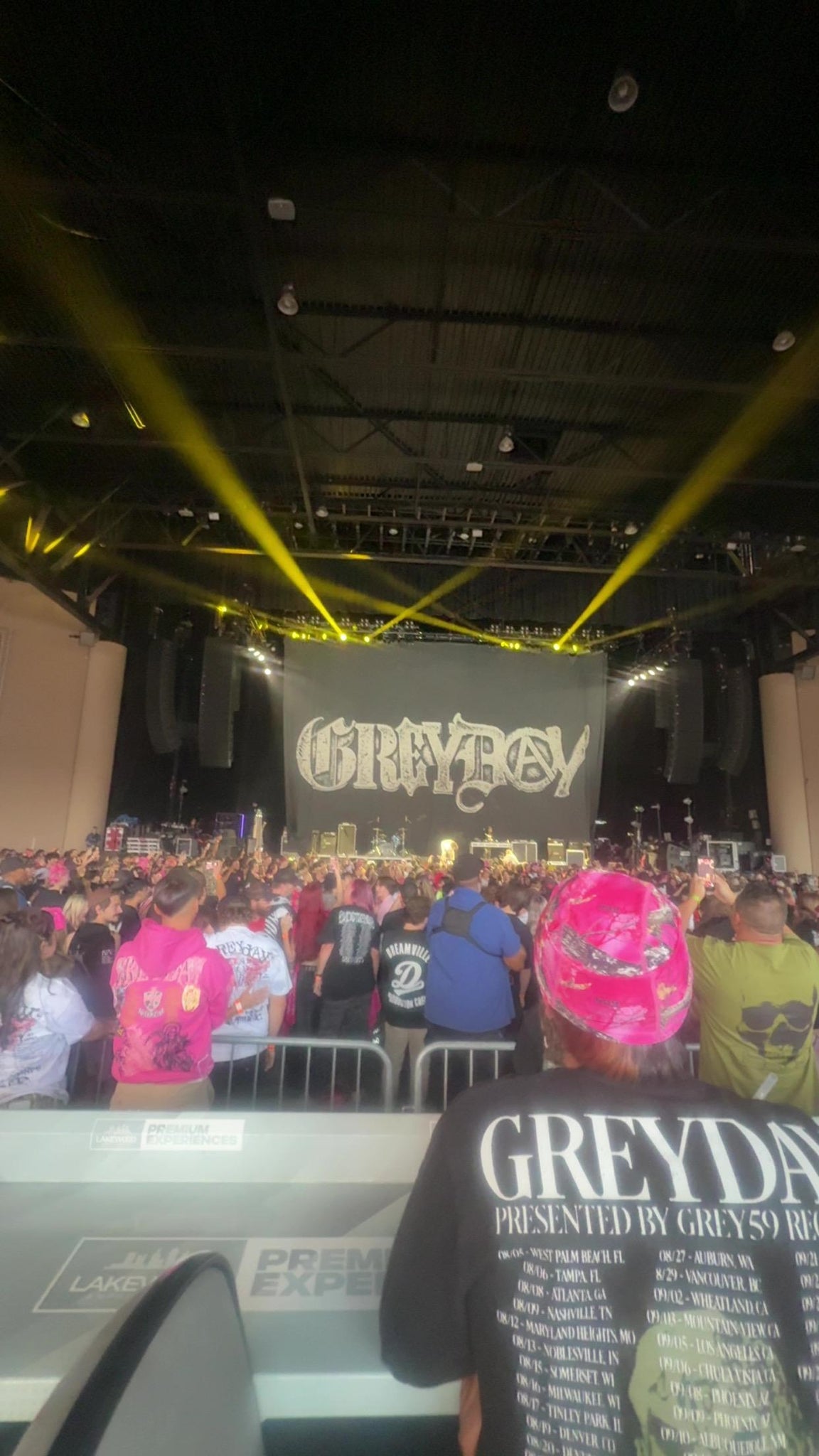 Real Fan View taken from VIP Box 21 at Lakewood Amphitheatre by Daniel L