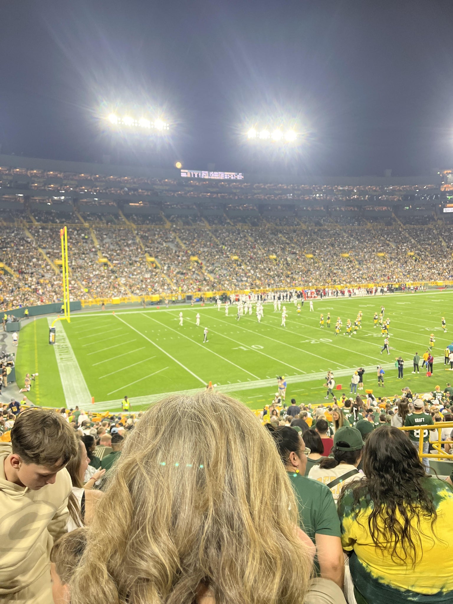 Real Fan View taken from Section 110 at Lambeau Field by Waylon F