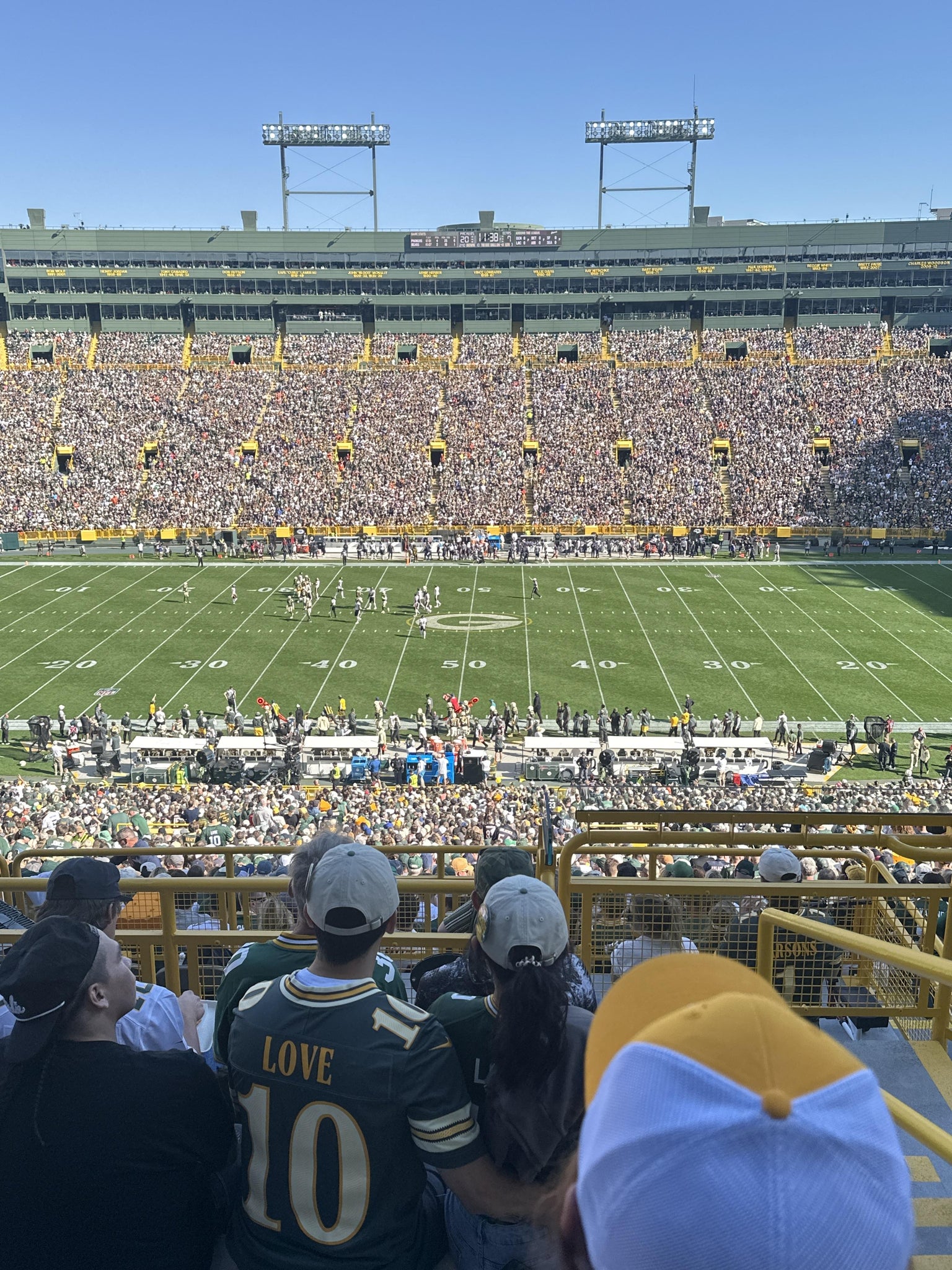 Real Fan View taken from Section 326 at Lambeau Field by Jackie P