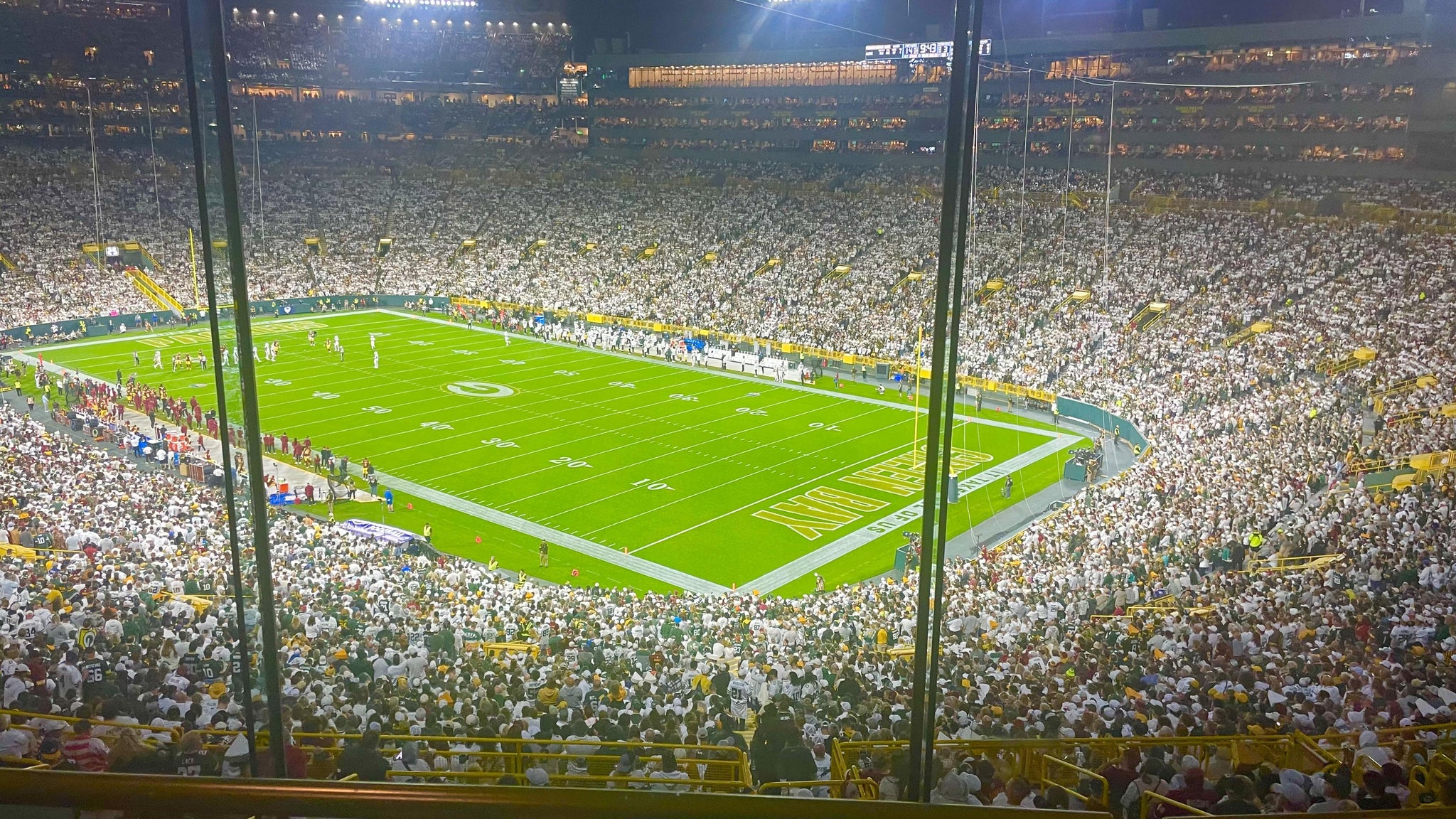 Real Fan View taken from Section 492 at Lambeau Field by Joe V