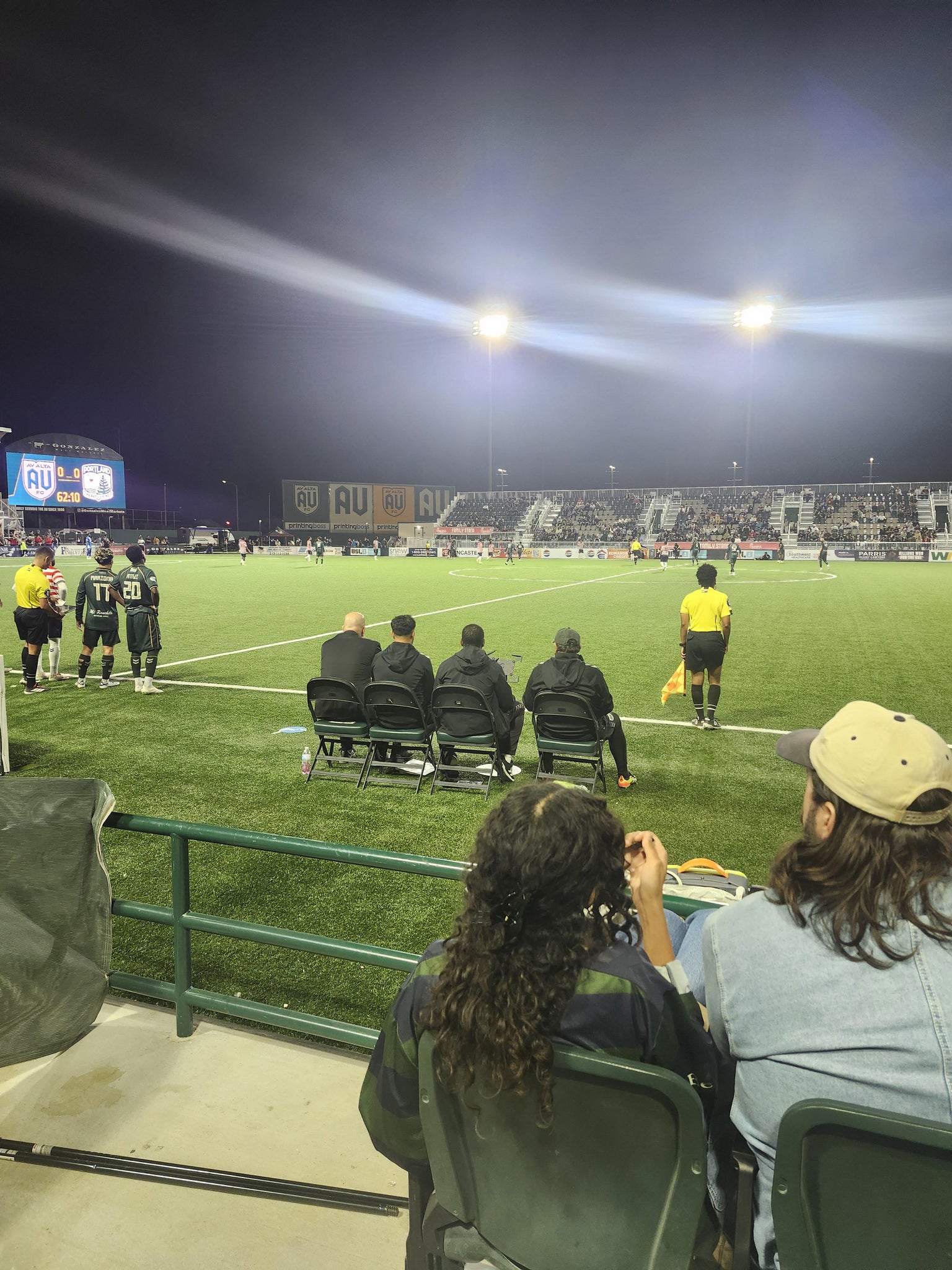 Vue réelle des fans prise de la Section 115 au site Lancaster Municipal Stadium par Lisa W