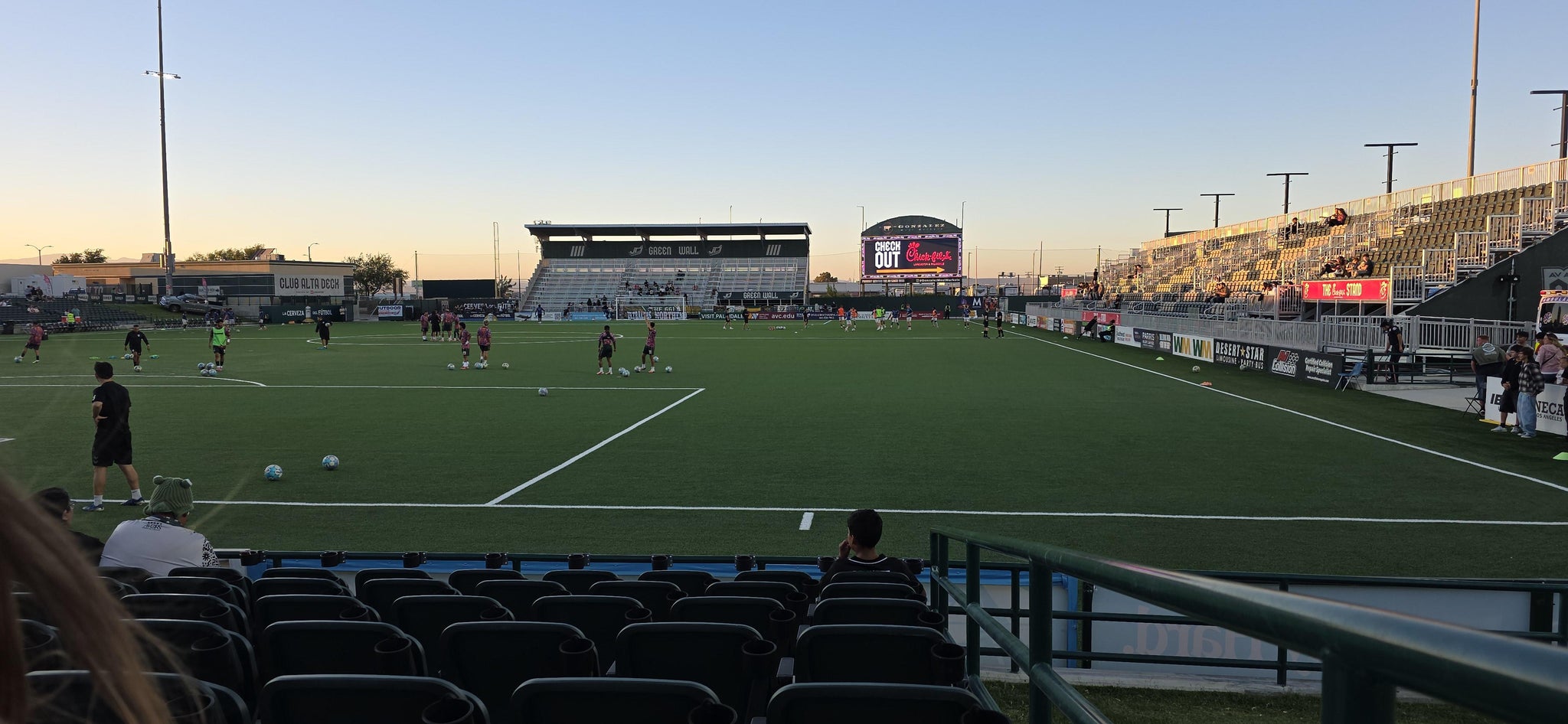 Real Fan View taken from Section 118 at Lancaster Municipal Stadium by Sylvia G