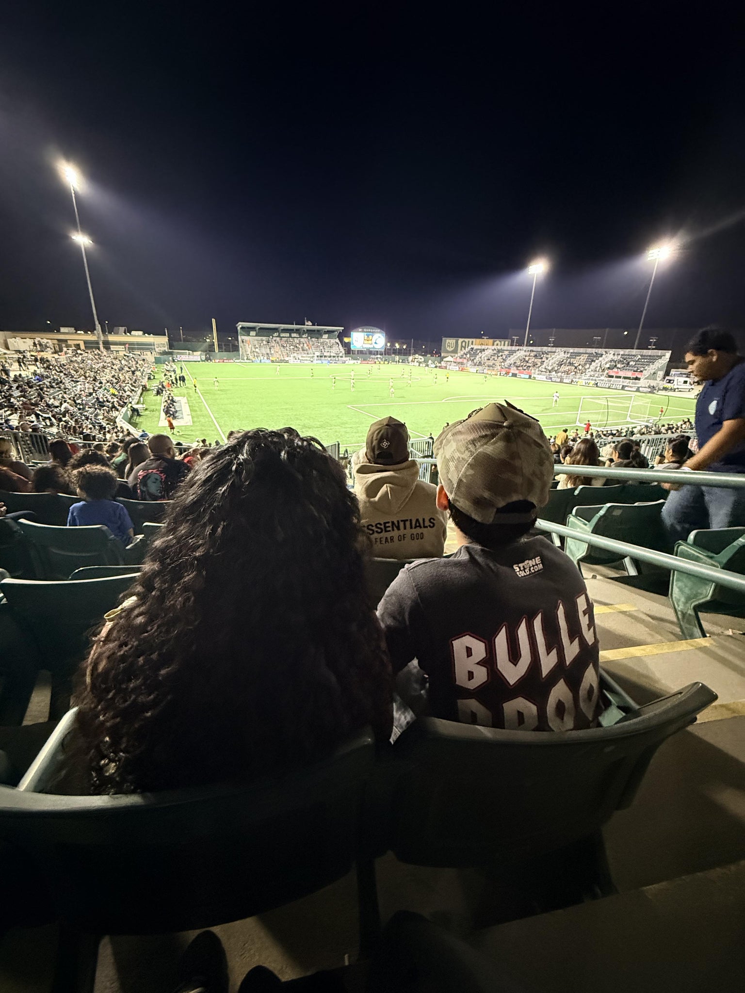 Vue réelle des fans prise de la Section 202 au site Lancaster Municipal Stadium par Patricia S