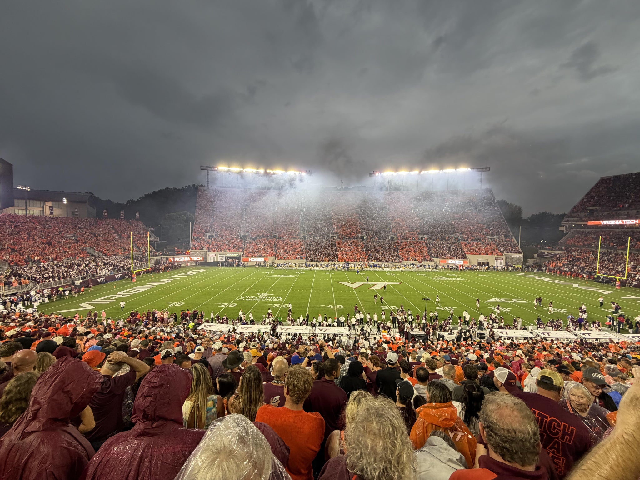 Real Fan View taken from Section 112 at Lane Stadium by Ben S