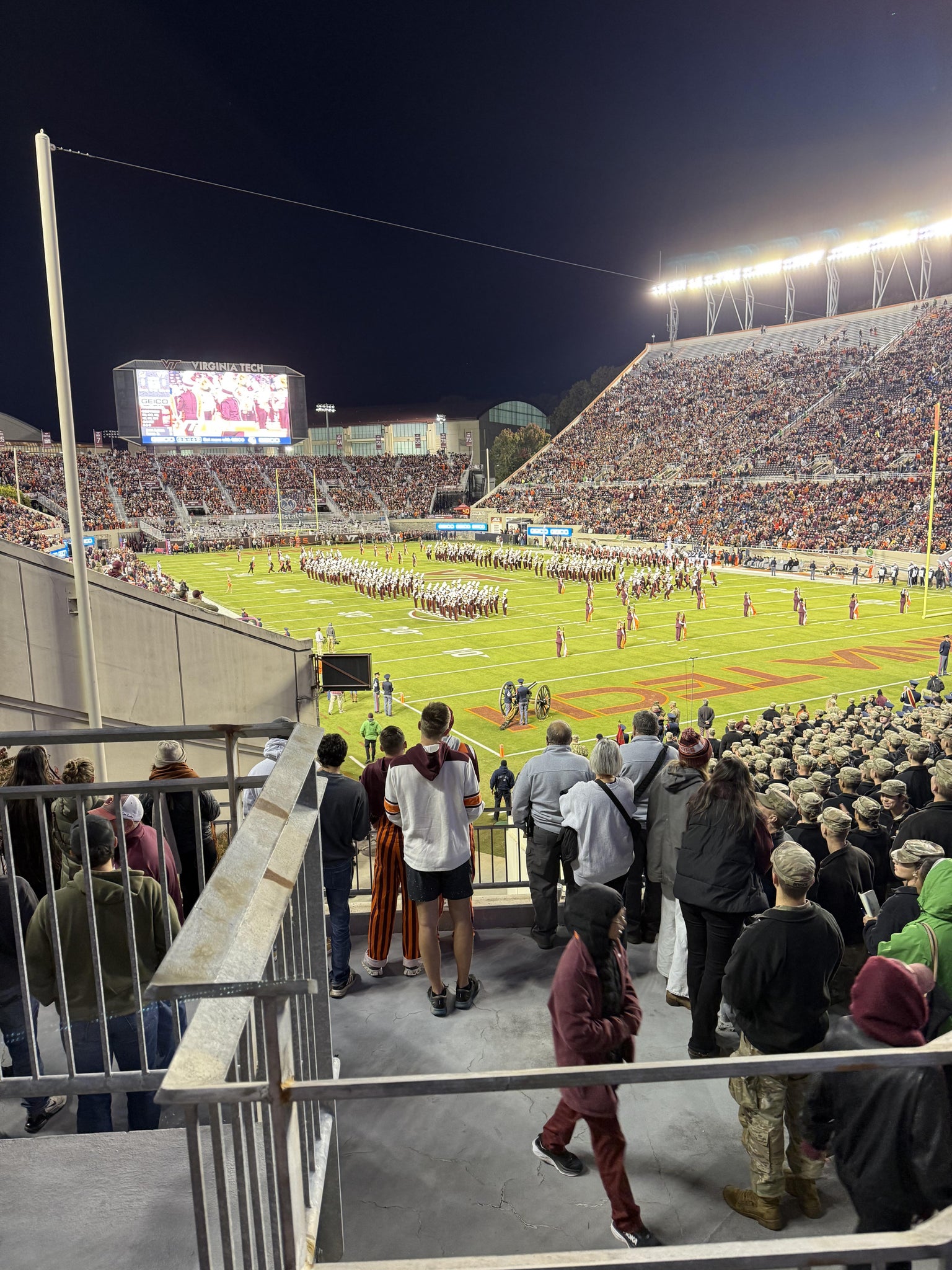 Real Fan View taken from Section 206 at Lane Stadium by Daniel H