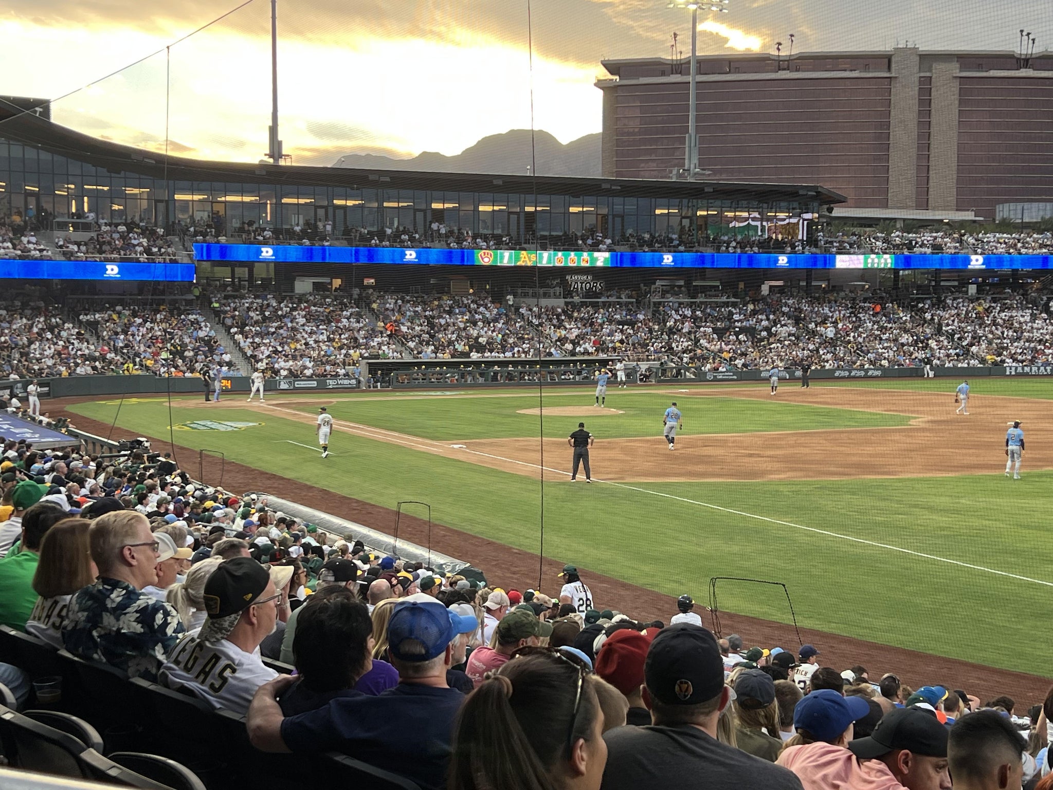 Real Fan View taken from Section 102 at Las Vegas Ballpark by Don H