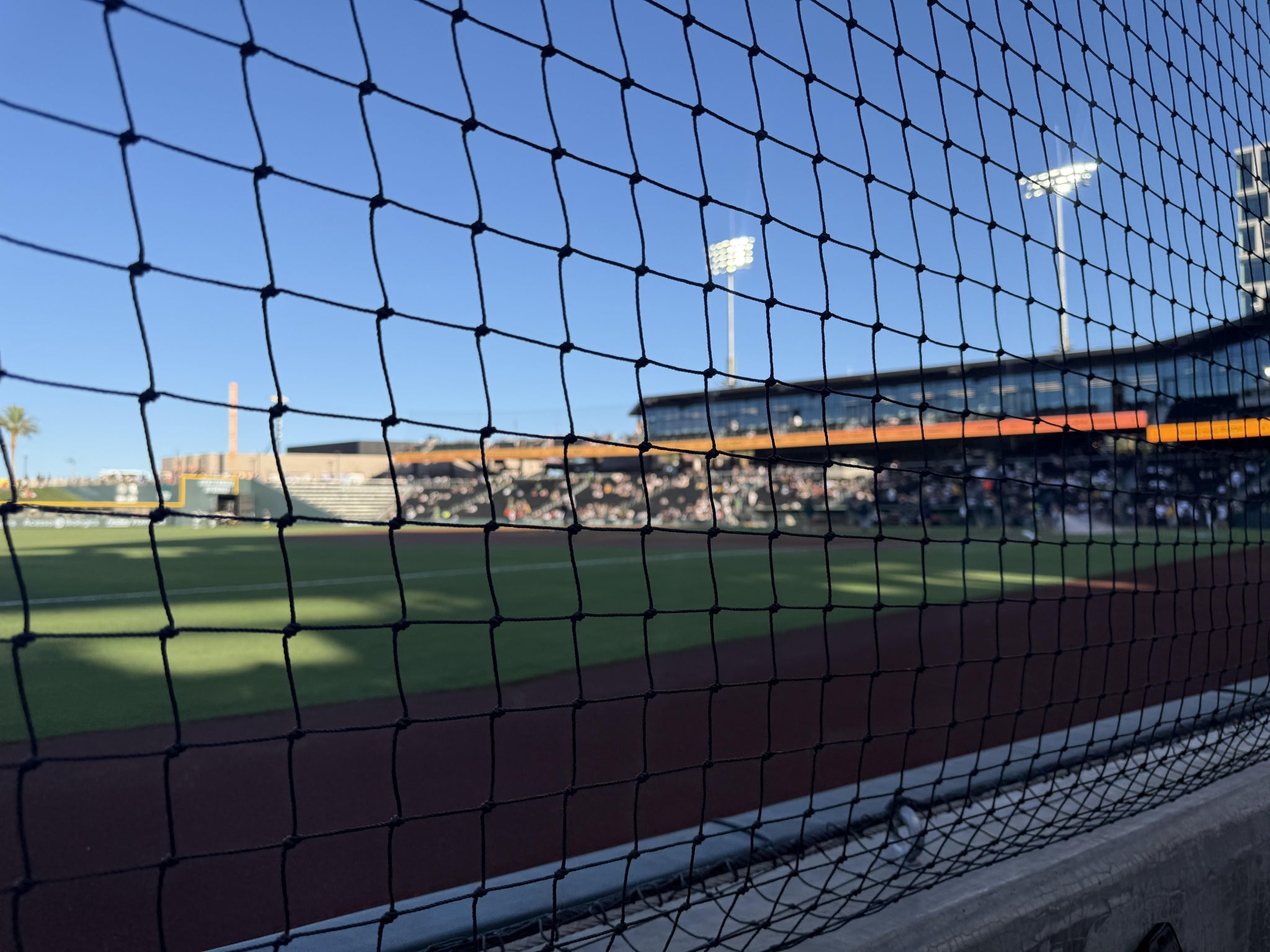 Vue réelle des fans prise de la Section 118 au site Las Vegas Ballpark par Zach V