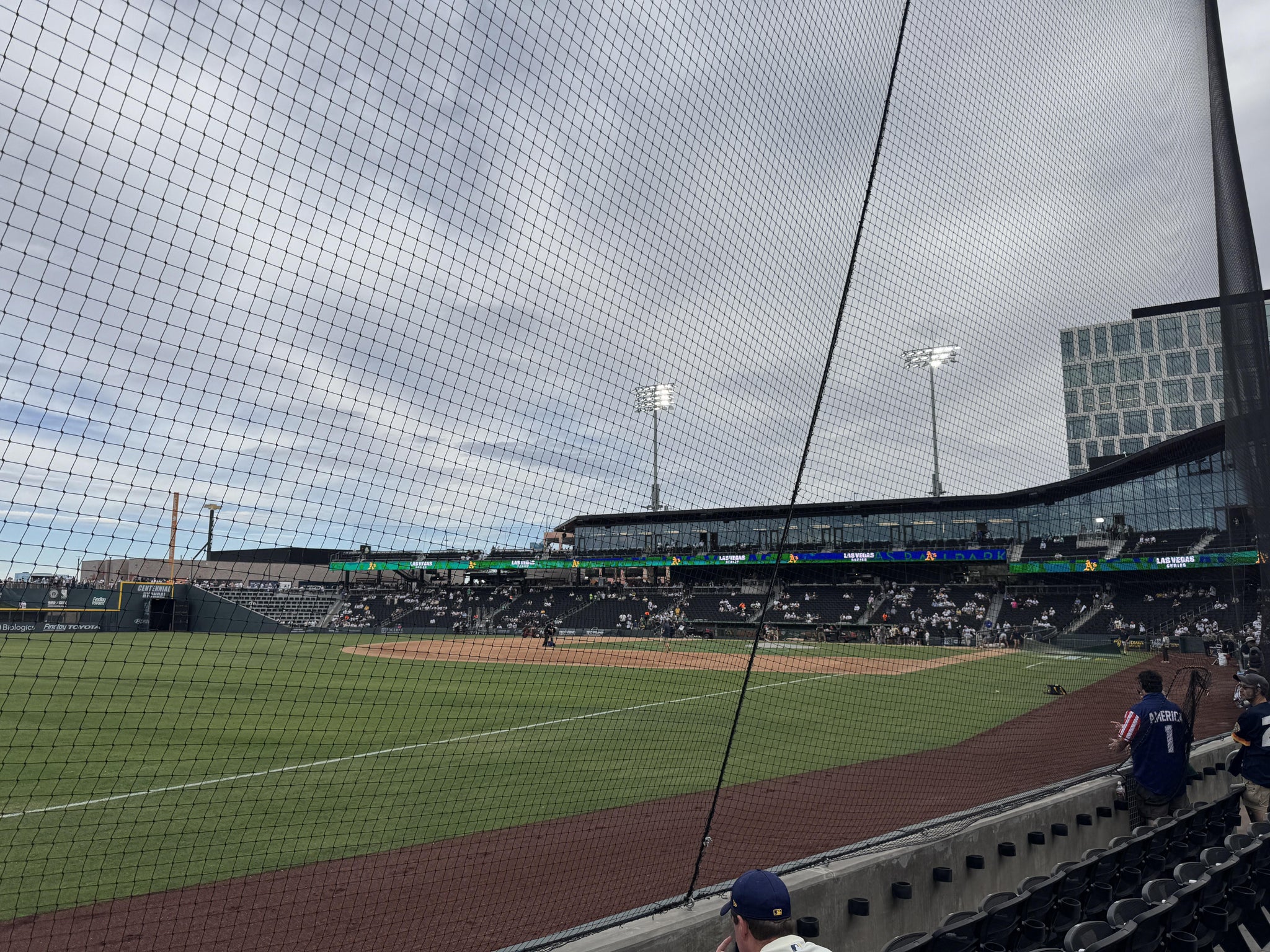 Vue réelle des fans prise de la Section 119 au site Las Vegas Ballpark par Max K
