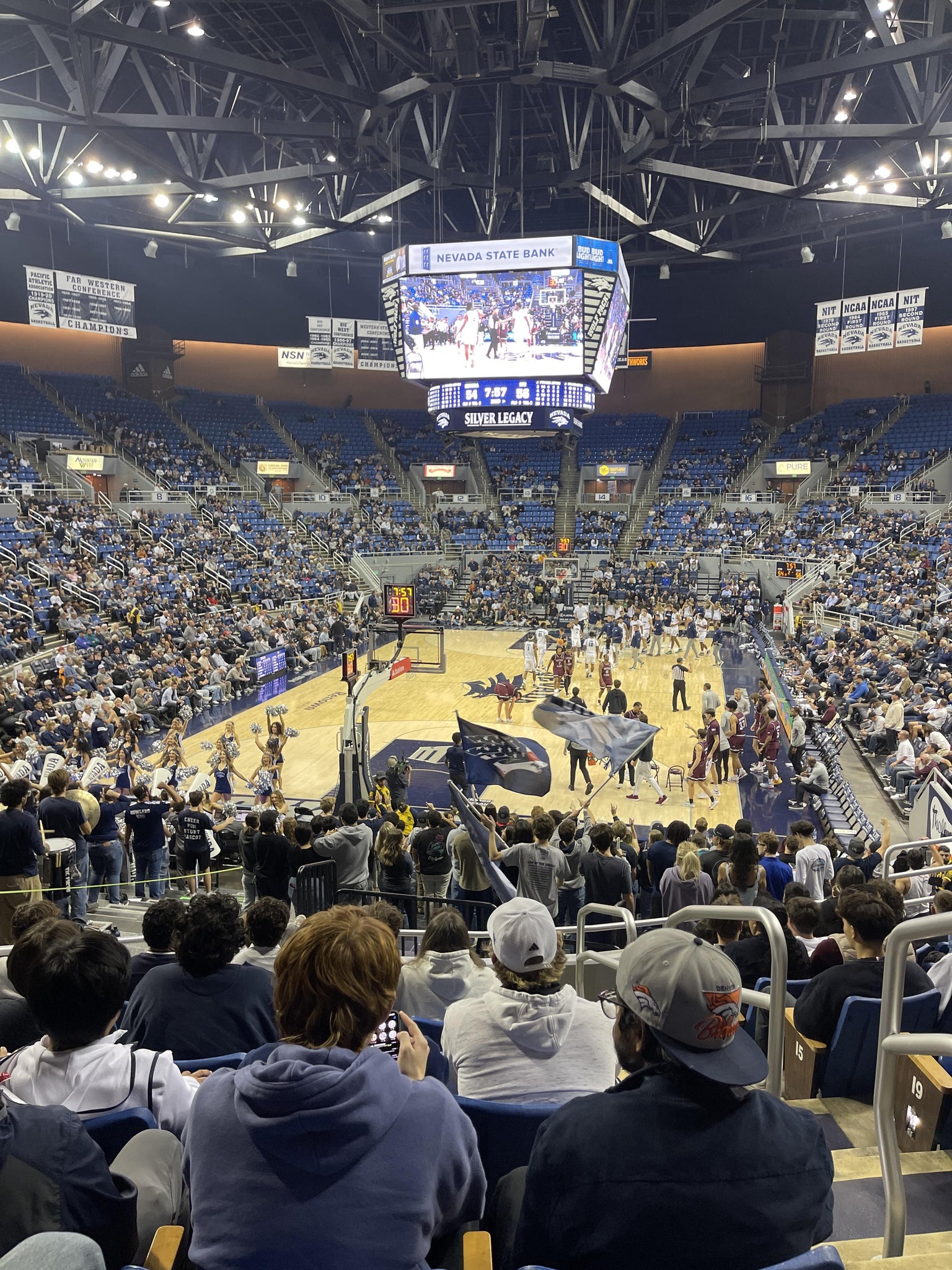 Real Fan View taken from Section B at Lawlor Events Center by Fransisco D