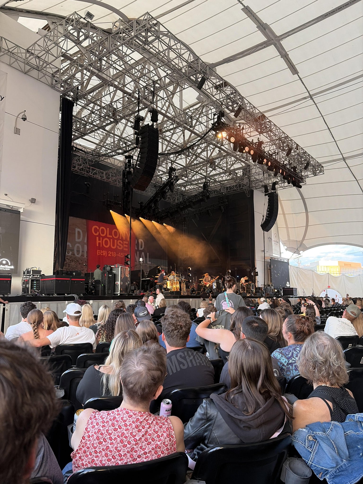 Real Fan View taken from Pavilion 3 at Leader Bank Pavilion by Alexis C