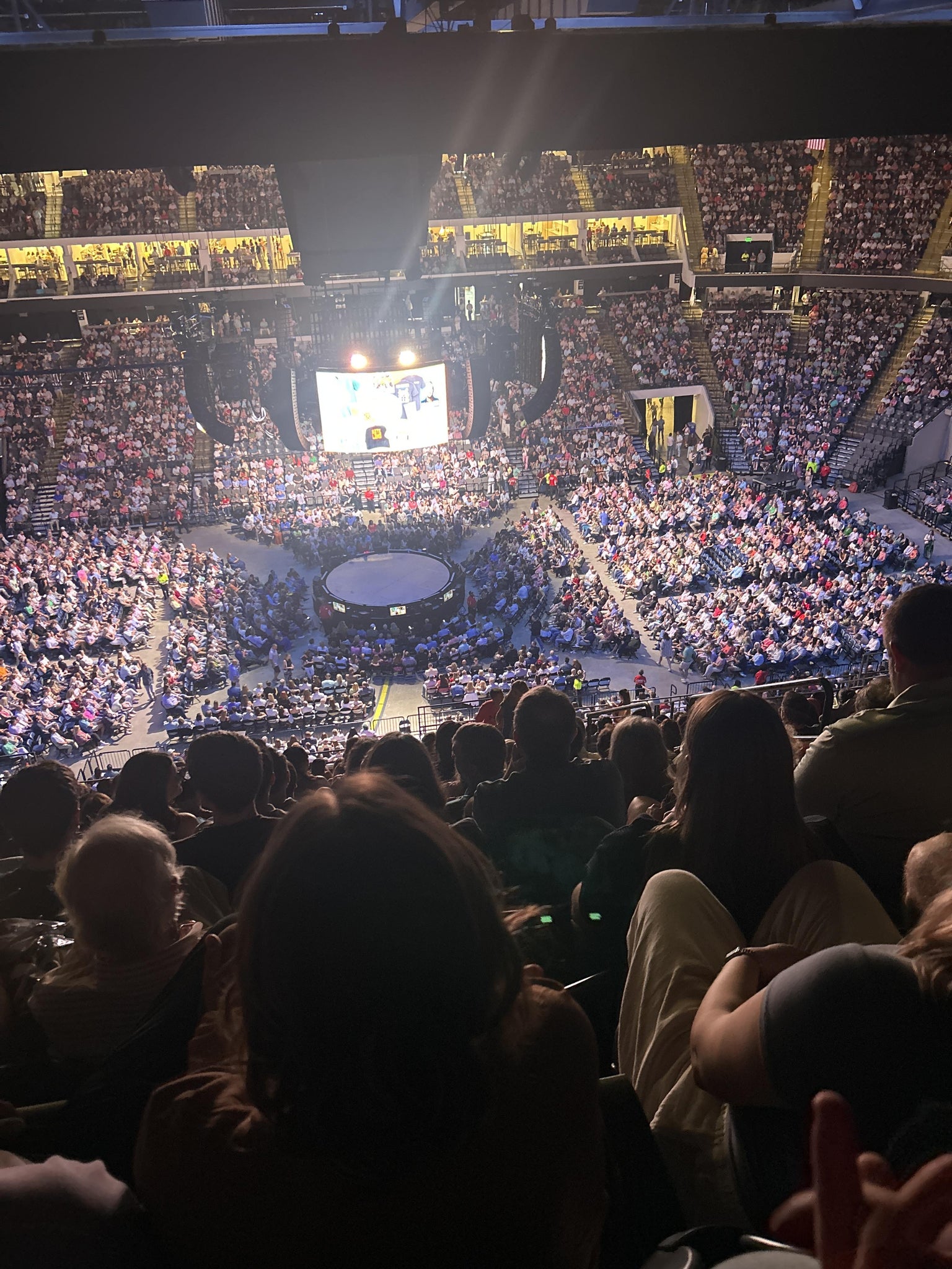 Real Fan View taken from Section 214 at Legacy Arena at The BJCC by Crawford H