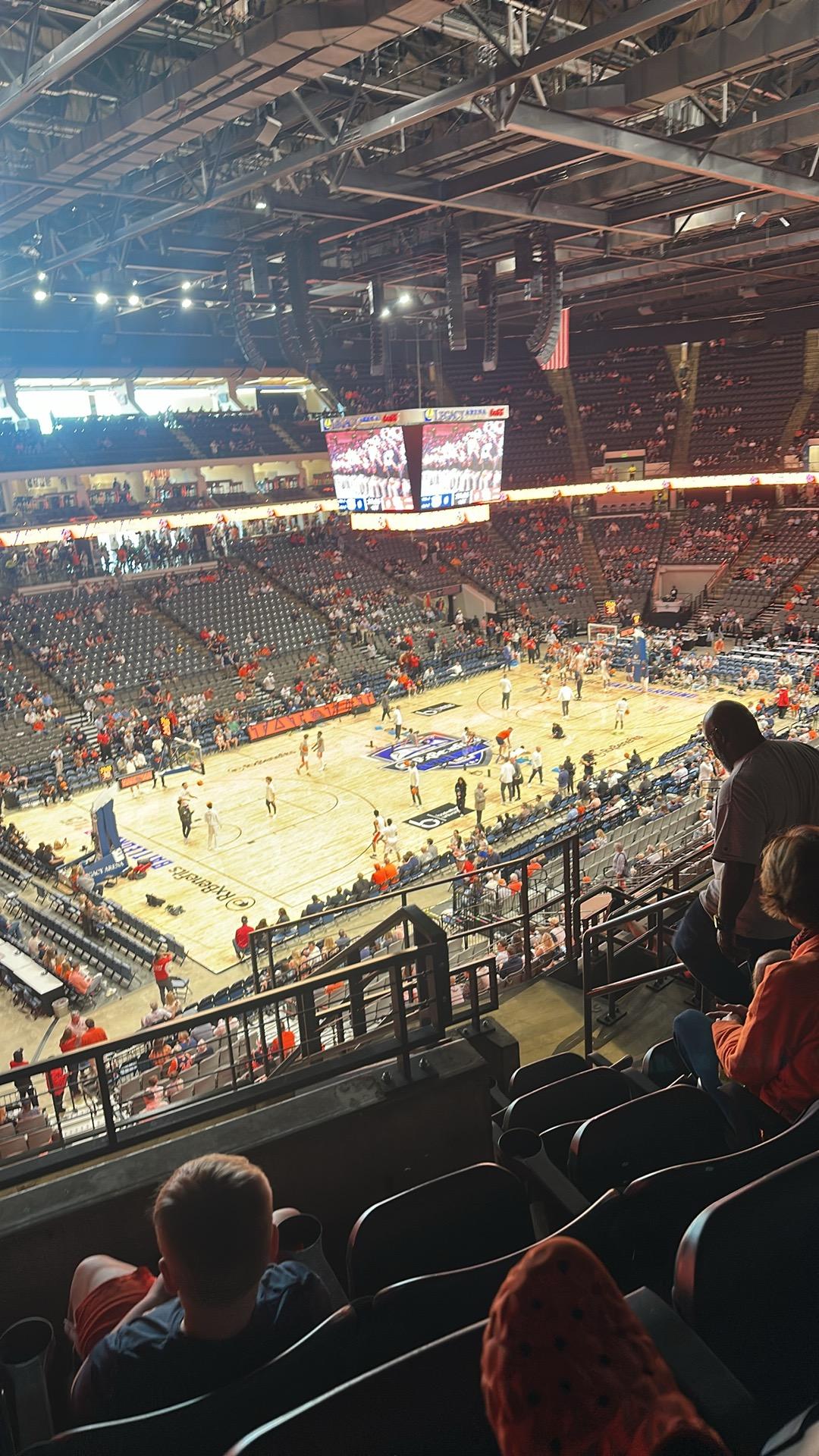 Real Fan View taken from Section 217 at Legacy Arena at The BJCC by Jerelle B
