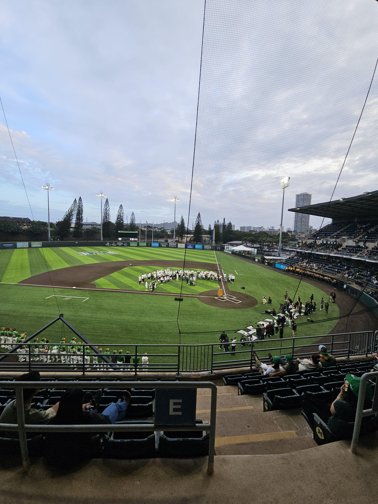 Real Fan View taken from Upper Level E at Les Murakami Stadium by Edlyn W