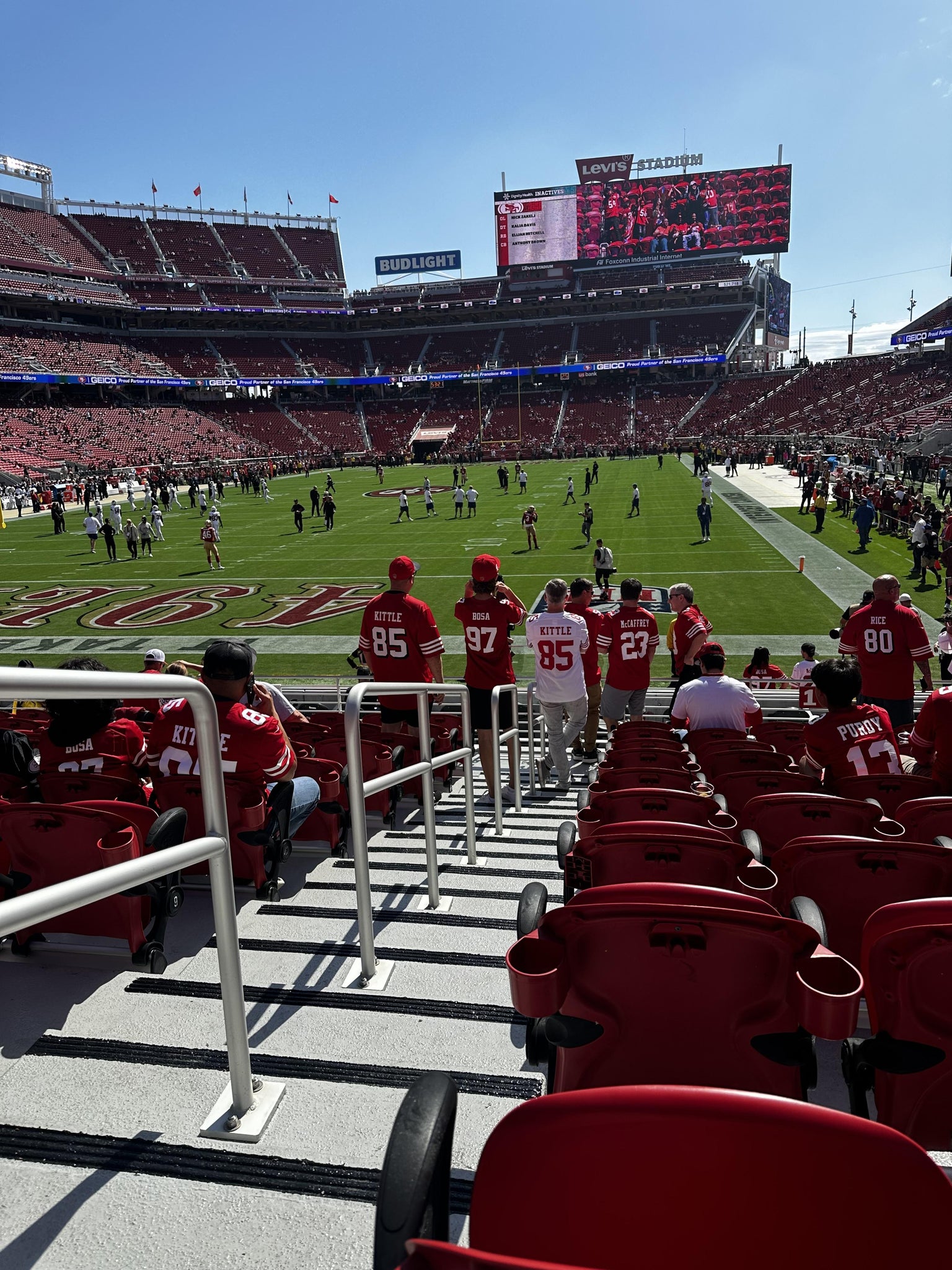 Real Fan View taken from Section 101 at Levi's Stadium by Kenny F