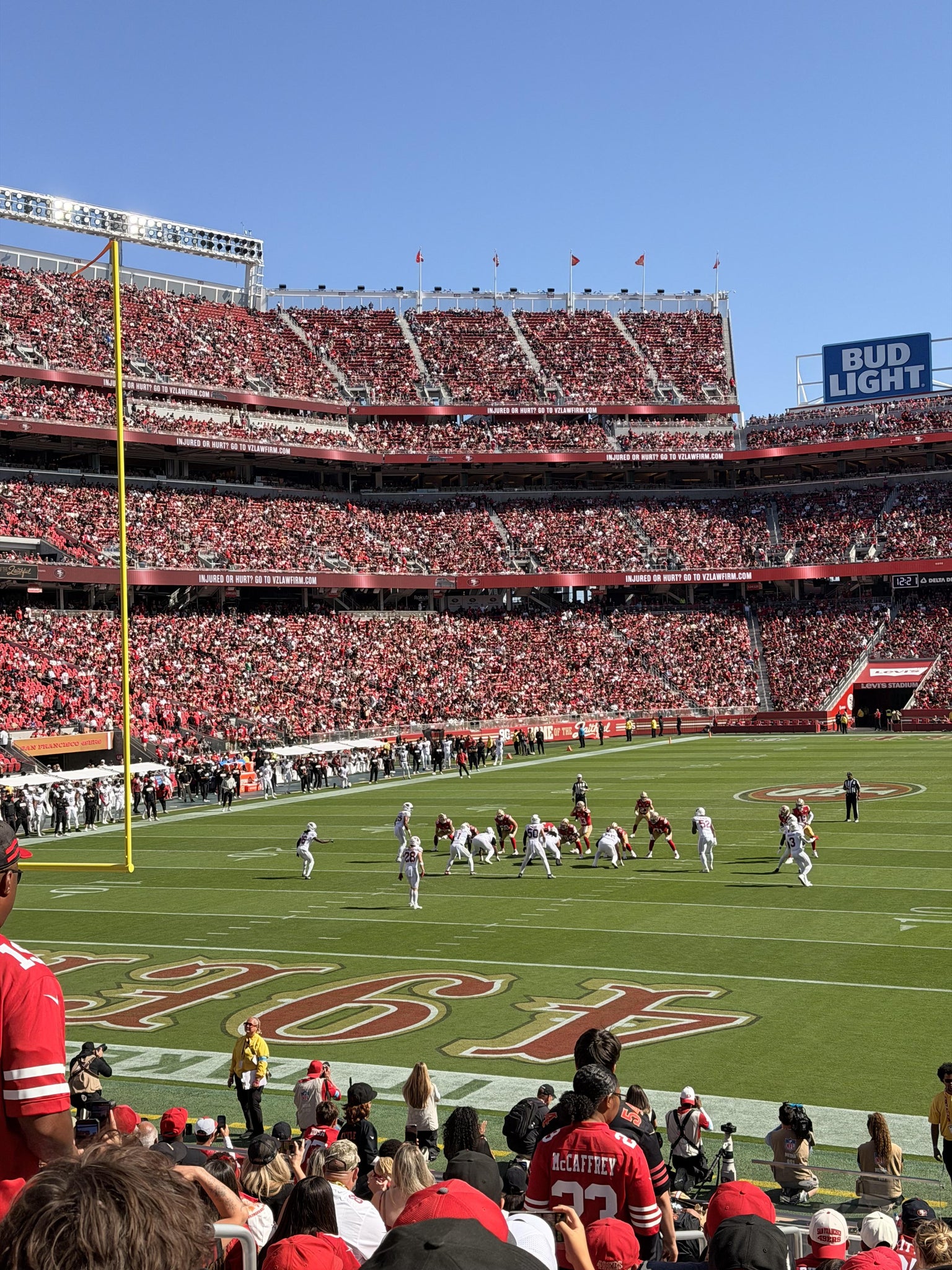 Real Fan View taken from Section 101 at Levi's Stadium by Mary joy D