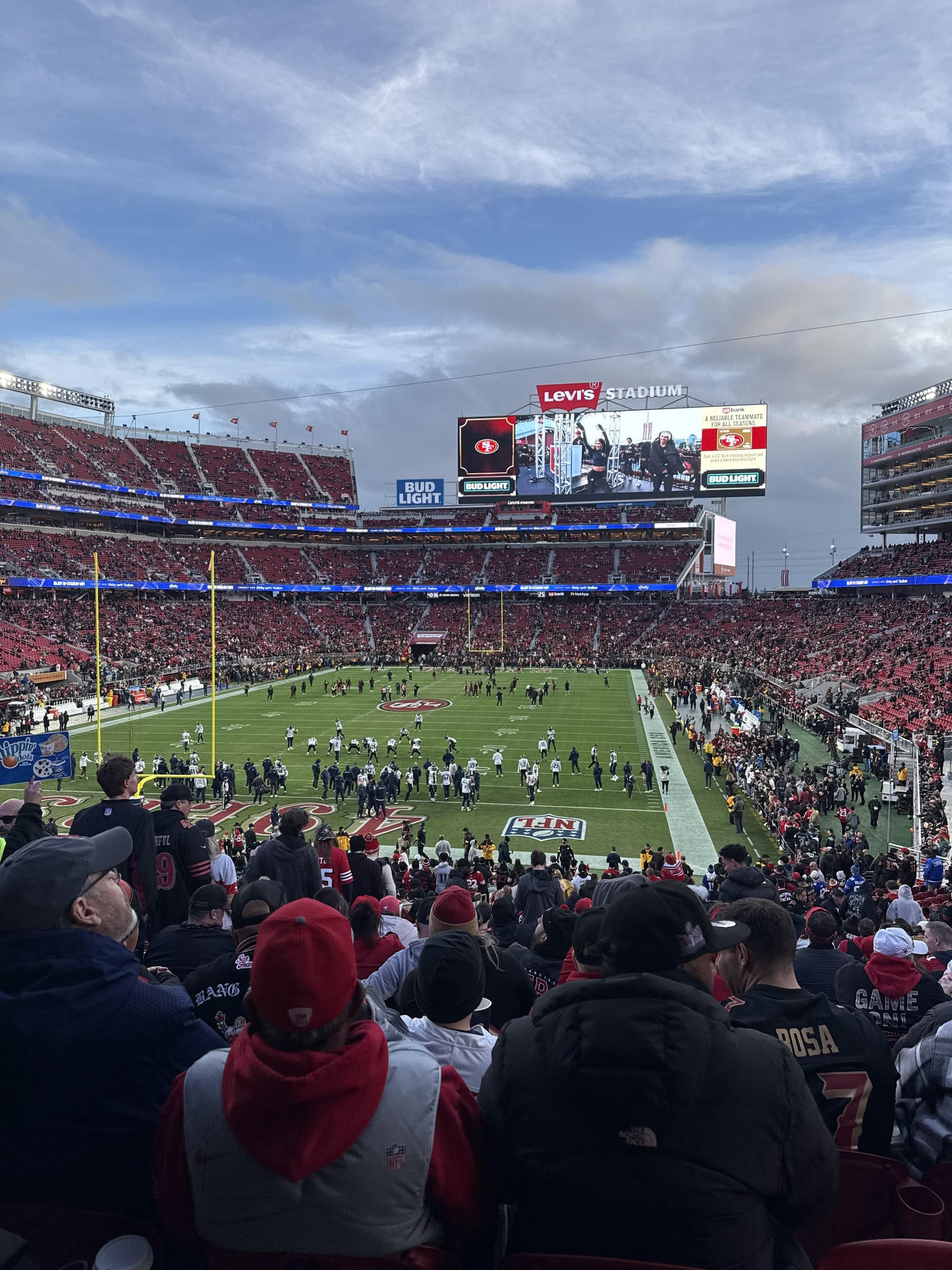 Real Fan View taken from Section 101 at Levi's Stadium by Juan L