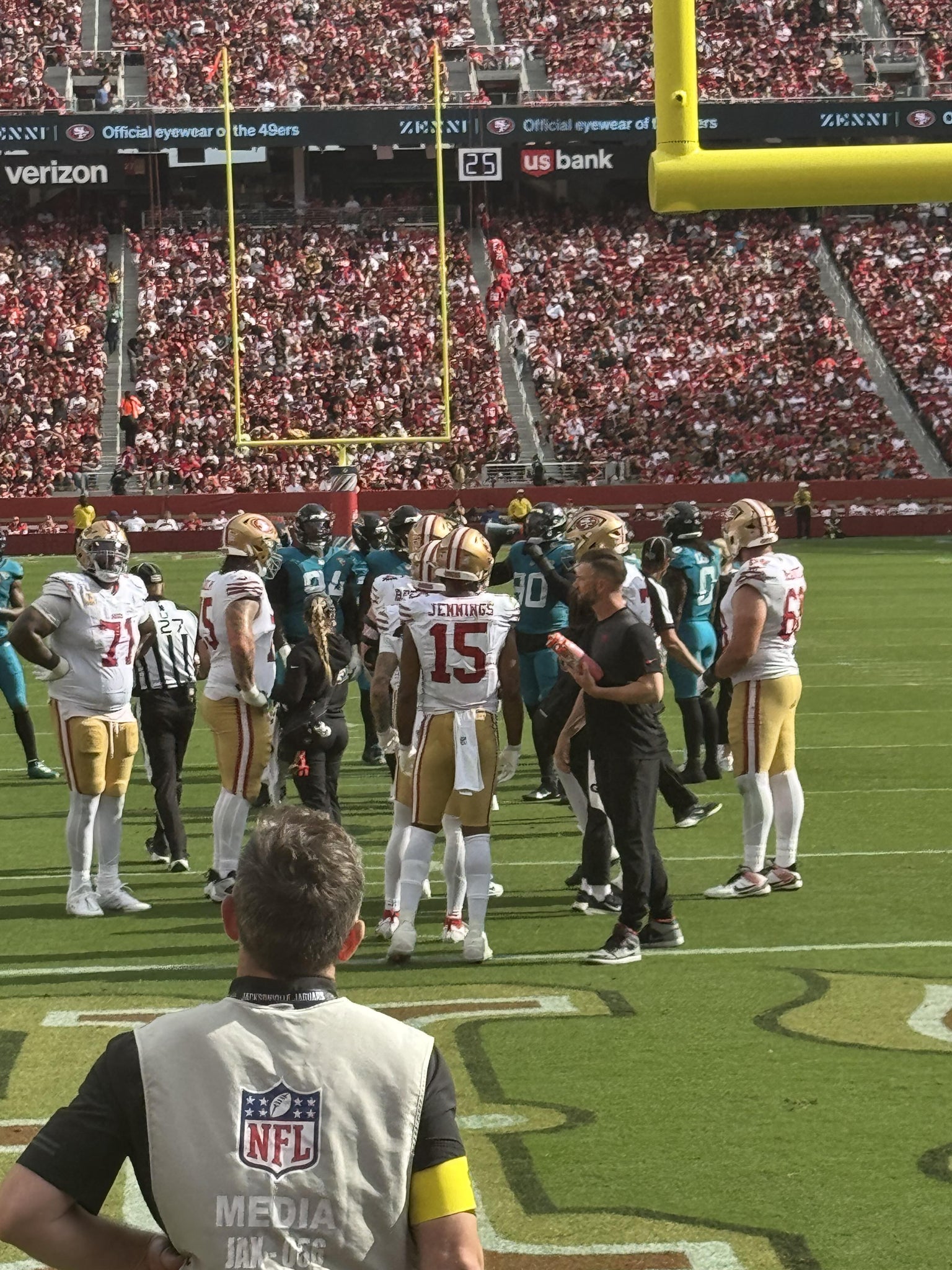 Real Fan View taken from Section 103 at Levi's Stadium by Alejandro G