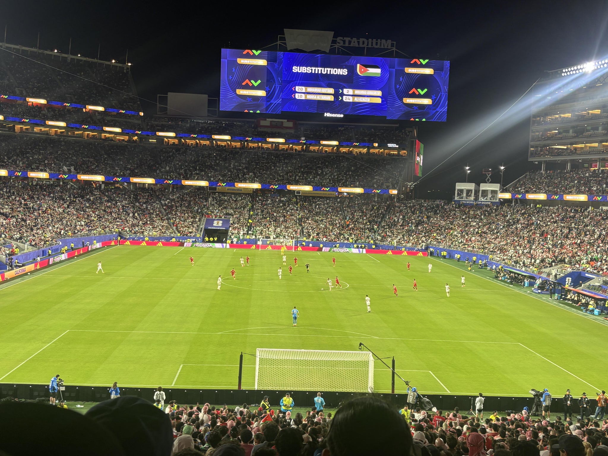 Real Fan View taken from Section 103 at Levi's Stadium by Jeremias C