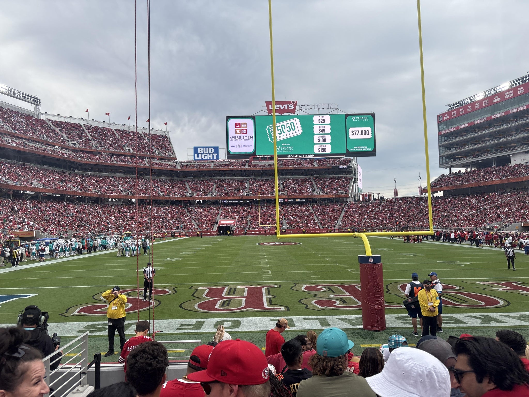 Real Fan View taken from Section 103 at Levi's Stadium by Emerald G