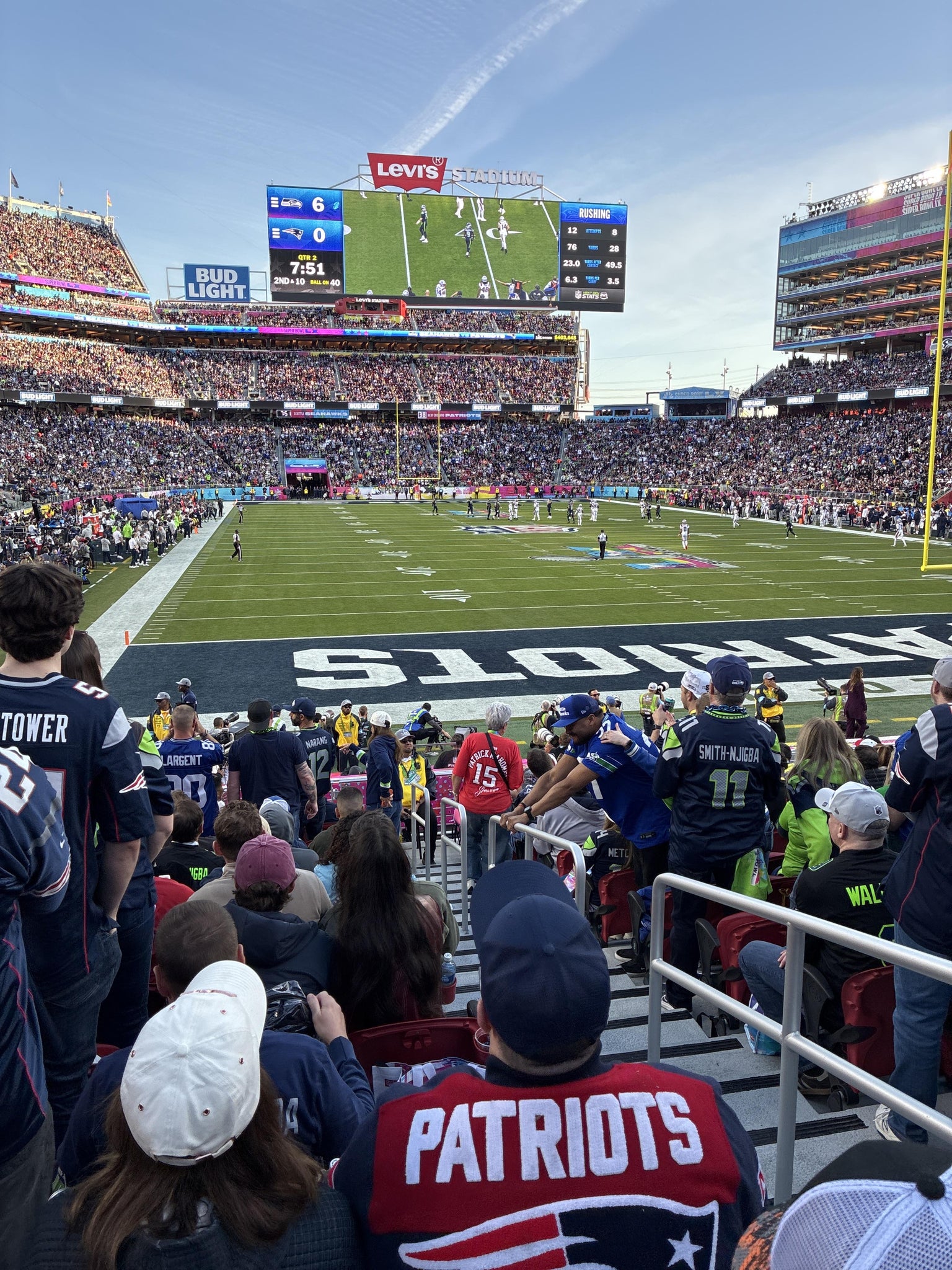 Real Fan View taken from Section 104 at Levi's Stadium by Erika B