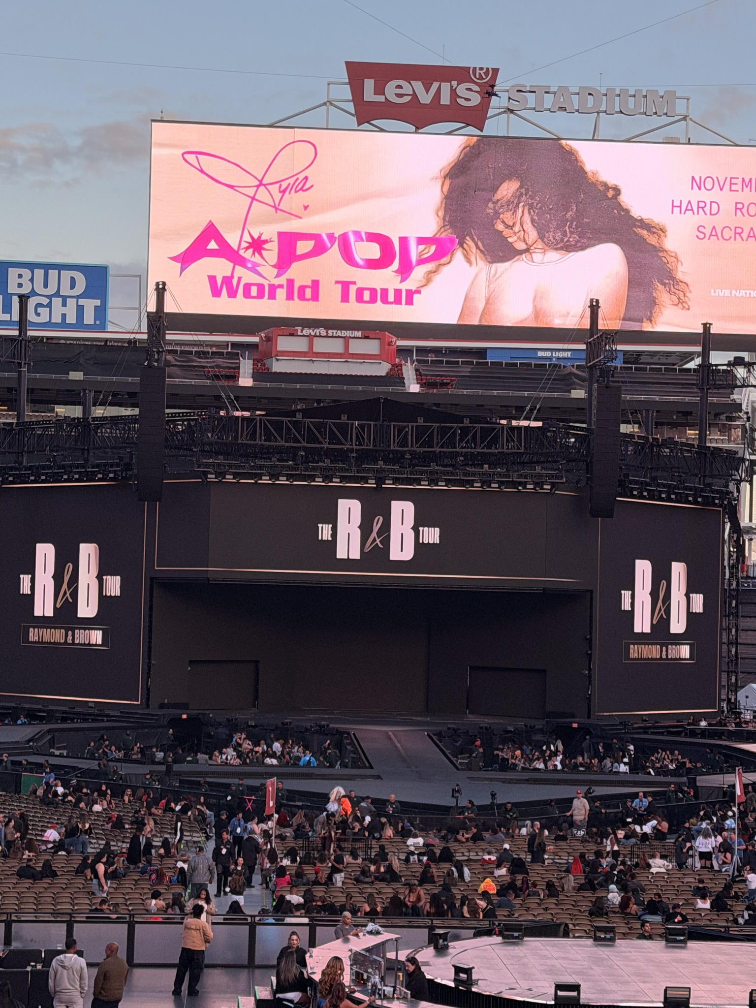 Real Fan View taken from Section 104 at Levi's Stadium by Kaitlyn S