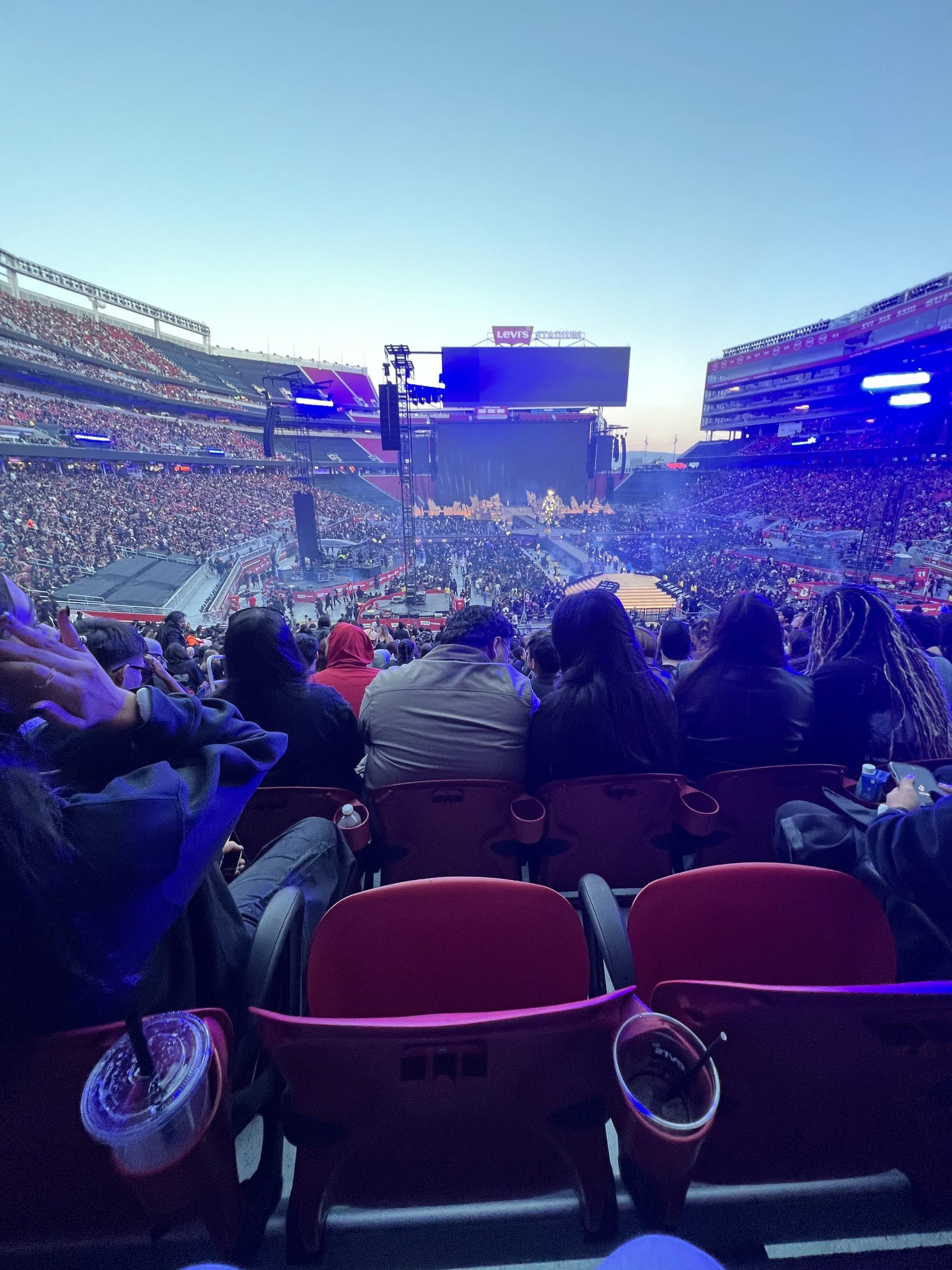 Real Fan View taken from Section 104 at Levi's Stadium by Margarita C